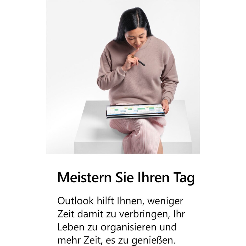 Microsoft Officeprogramm »original Microsoft 365 Single für 1 Person«, (1 St.), Premium-Office-Apps, 1 TB OneDrive Cloudspeicher, Product Key in Box