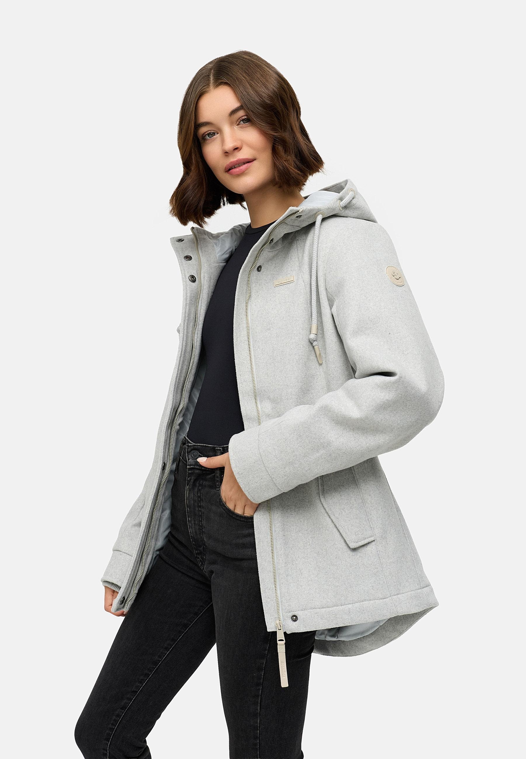 Ragwear Winterjacke »Monadde Felt YOUMODO«, mit Kapuze, Wasserfeste warme Jacke mit Kapuze