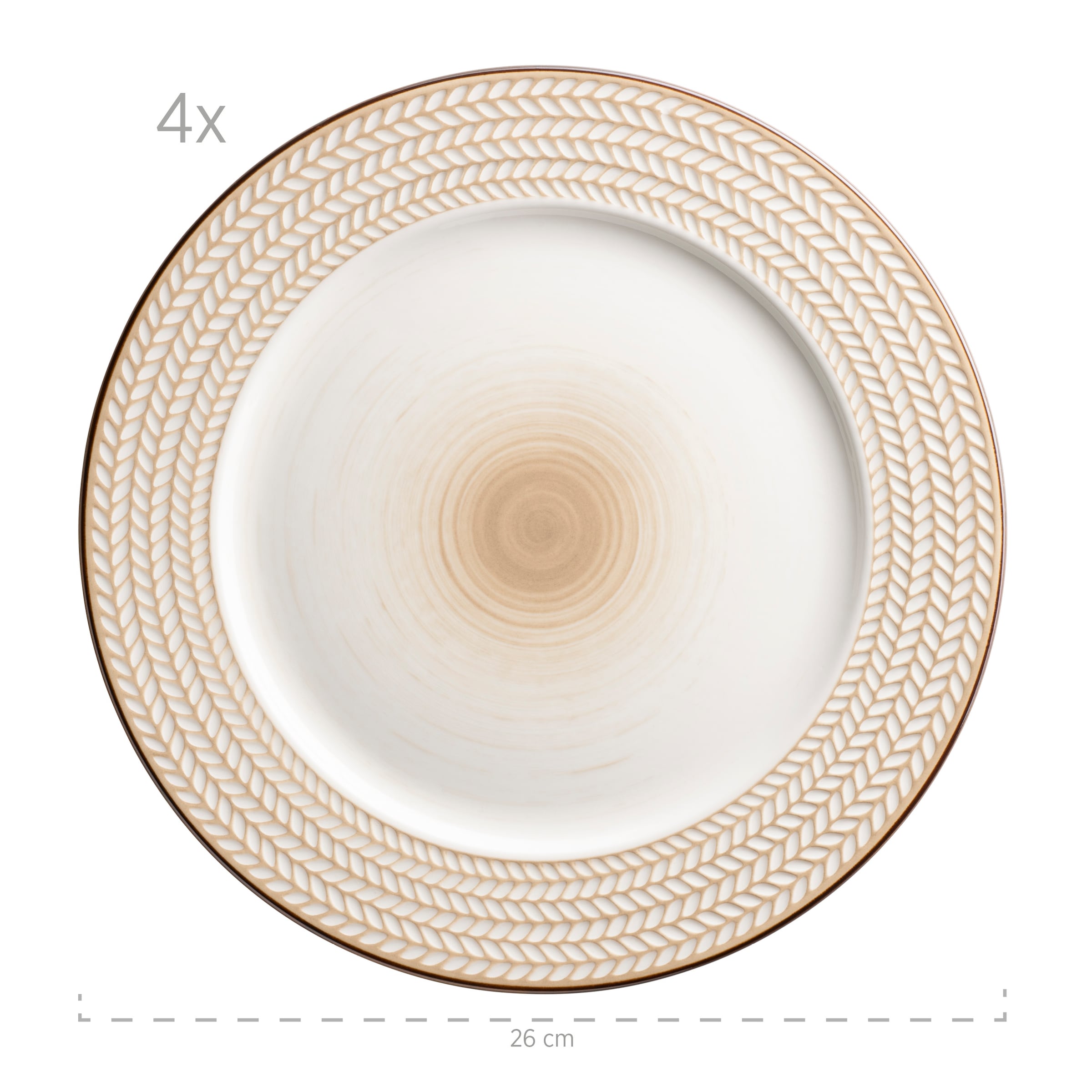 MÄSER Tafelservice »PROSPERO, Geschirr Set, Porzellan«