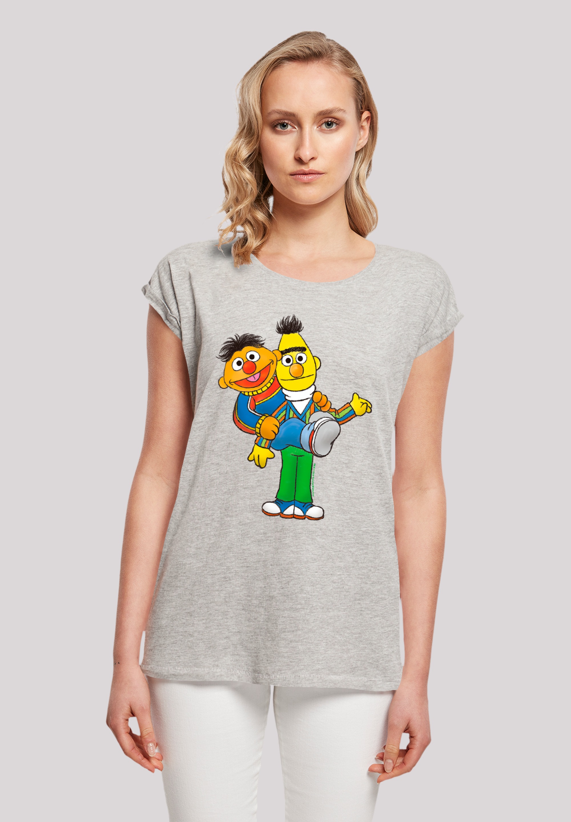 F4NT4STIC T-Shirt "Sesamstraße Ernie & Bert", Premium Qualität, Weihnachts- günstig online kaufen