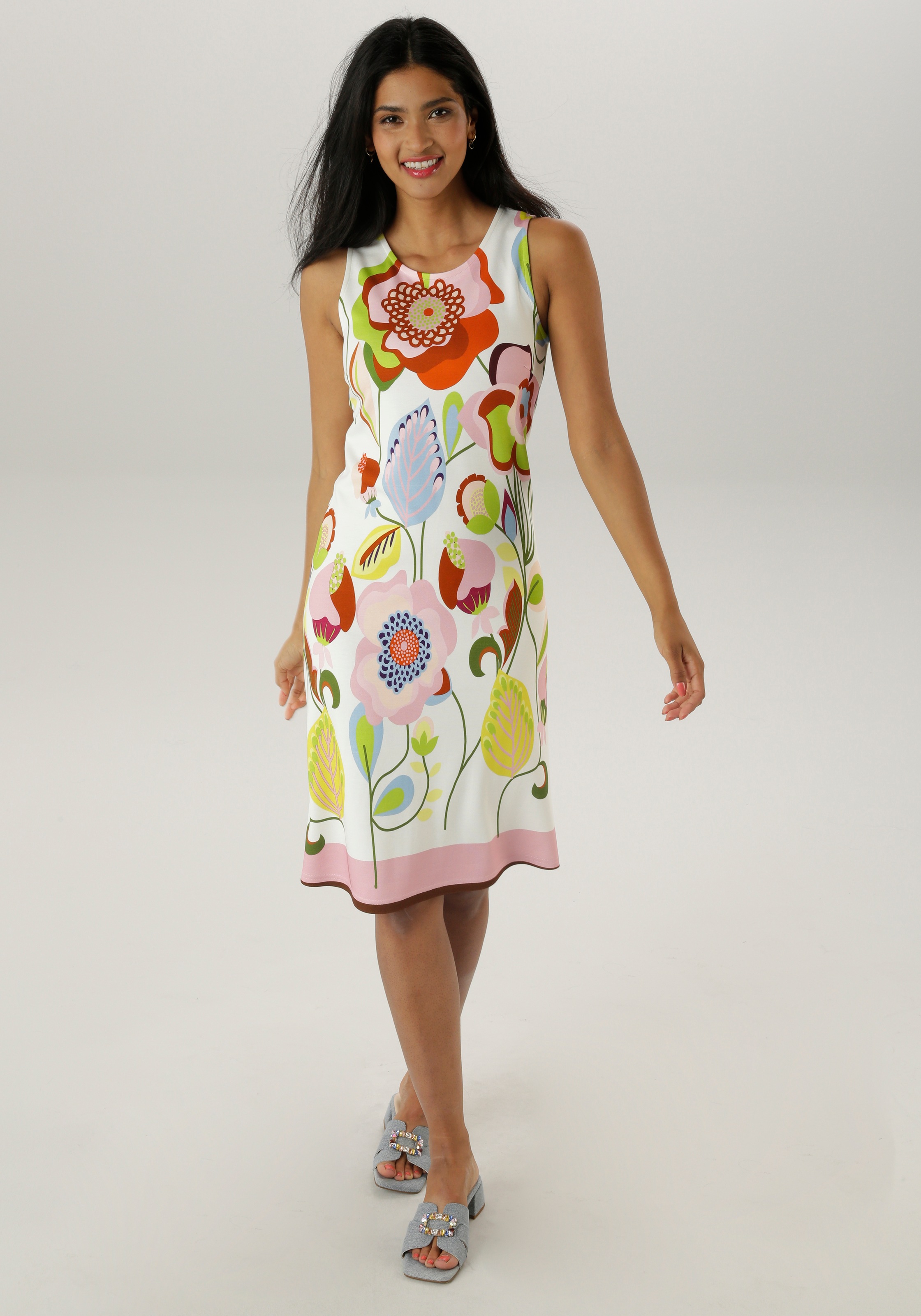Aniston SELECTED Sommerkleid, mit modischen, floralem Druck günstig online kaufen