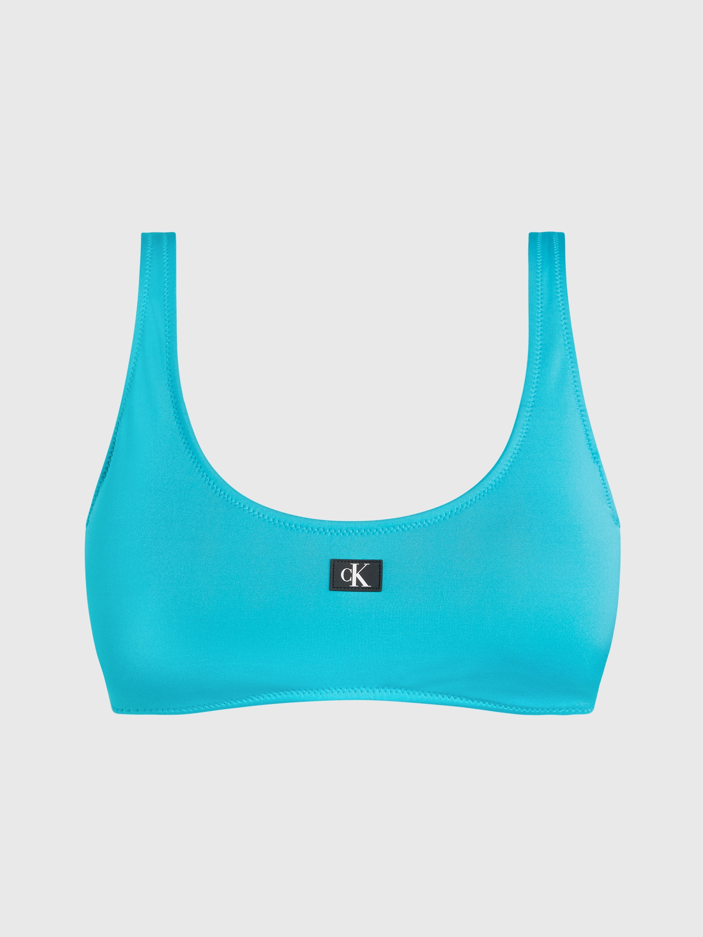 Calvin Klein Swimwear Bandeau-Bikini-Top »BRALETTE-RP«, mit Logodruck auf der Brust