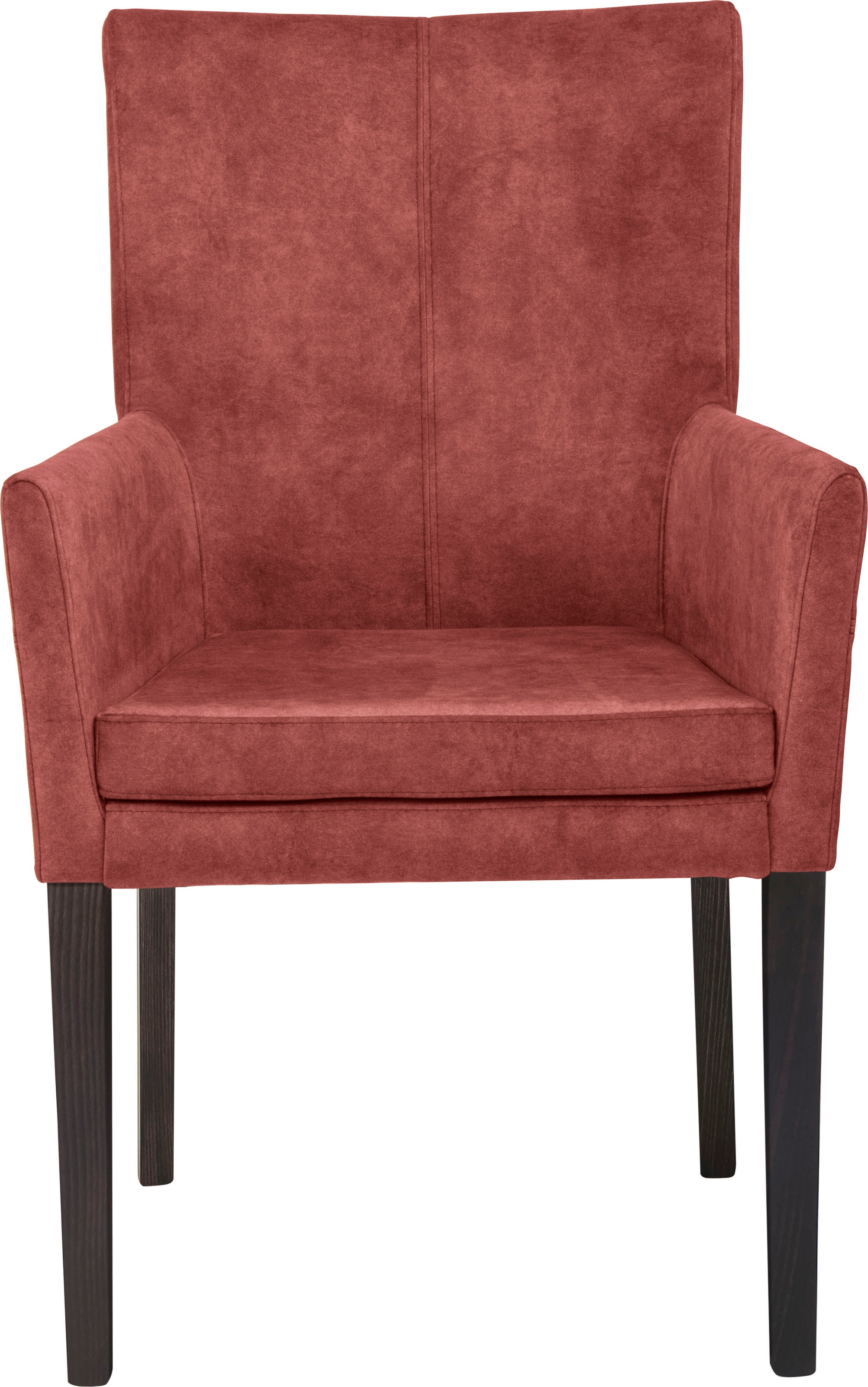 Home affaire Armlehnstuhl "Aspen" () Beine aus massiver Buche, wengefarben günstig online kaufen