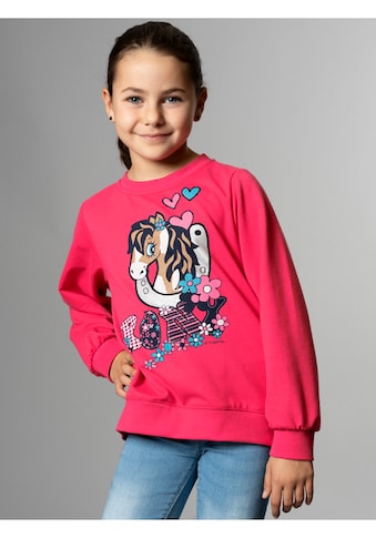 Sweatshirt »TRIGEMA Sweatshirt mit süßem Pony-Print«