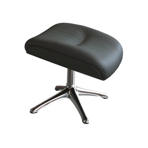 Fußhocker FLEXLUX, B:44cm H:39cm T:35cm, grau, 100% Echteder, Garten, Hocker, "Fußhocker More, Beinstütze für Entspannung, Ergonomisch, Komfort",