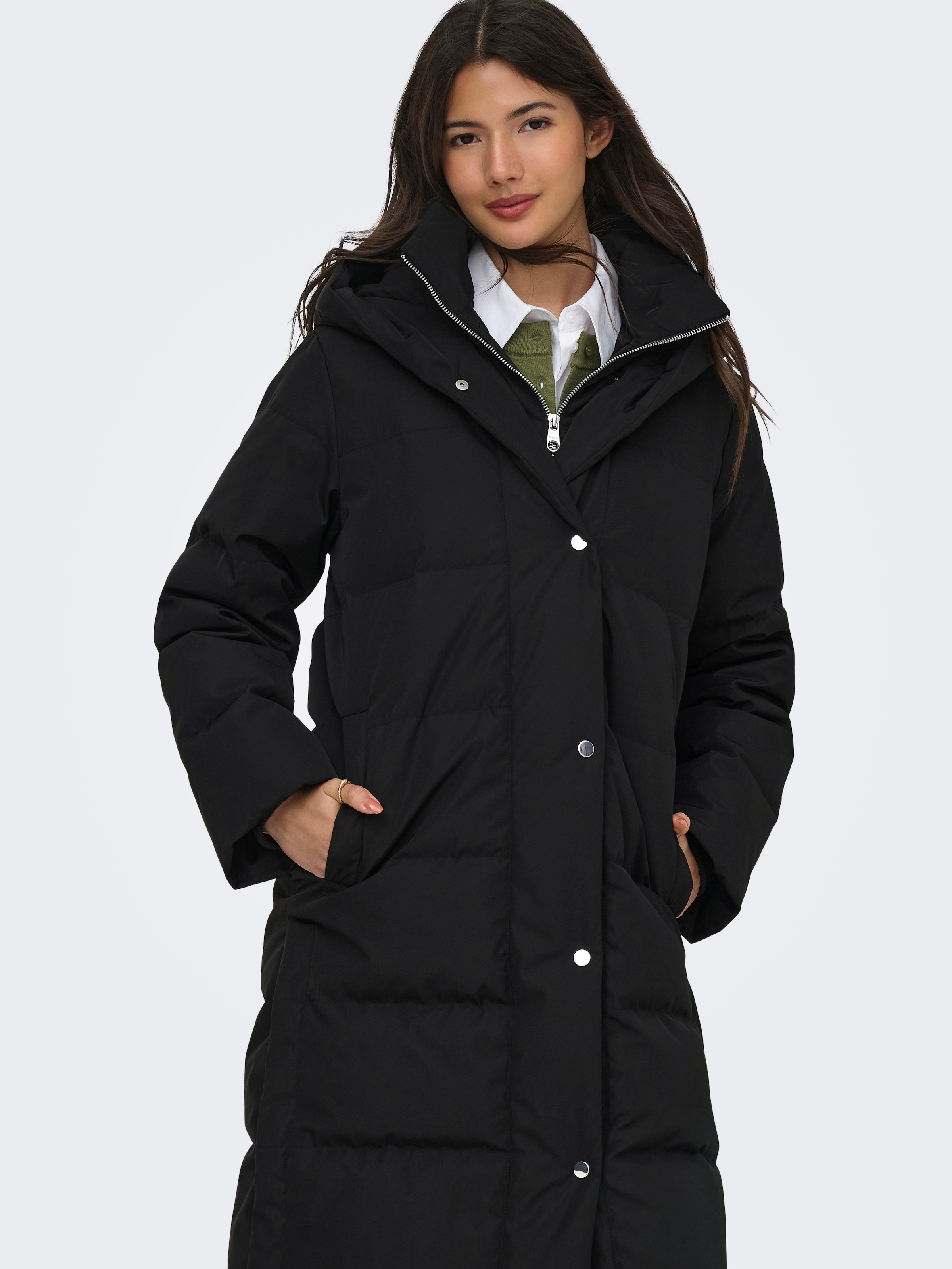 ONLY Steppmantel »ONLSUM DOWN PUFFER COAT CC OTW« Kunstfaser