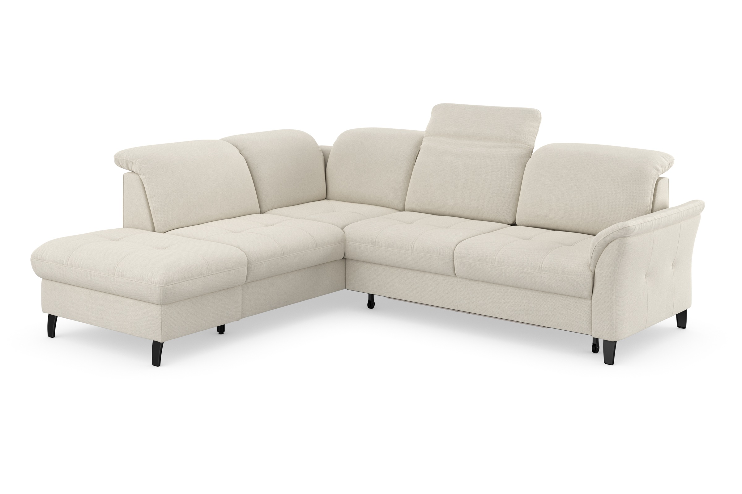 sit&more Ecksofa »Maggiore L-Form«, wahlweise mit Kopfteilverstellung, Bettfunktion und Stauraum