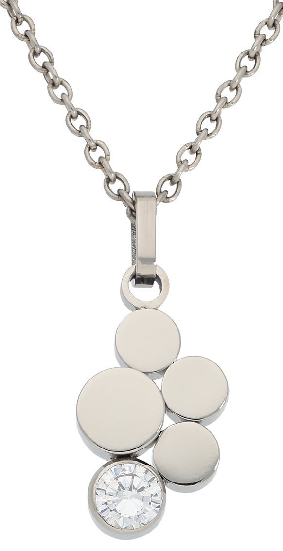 TITANIA Kette mit Anhänger »Titankette mit Anhänger« mit Zirkonia