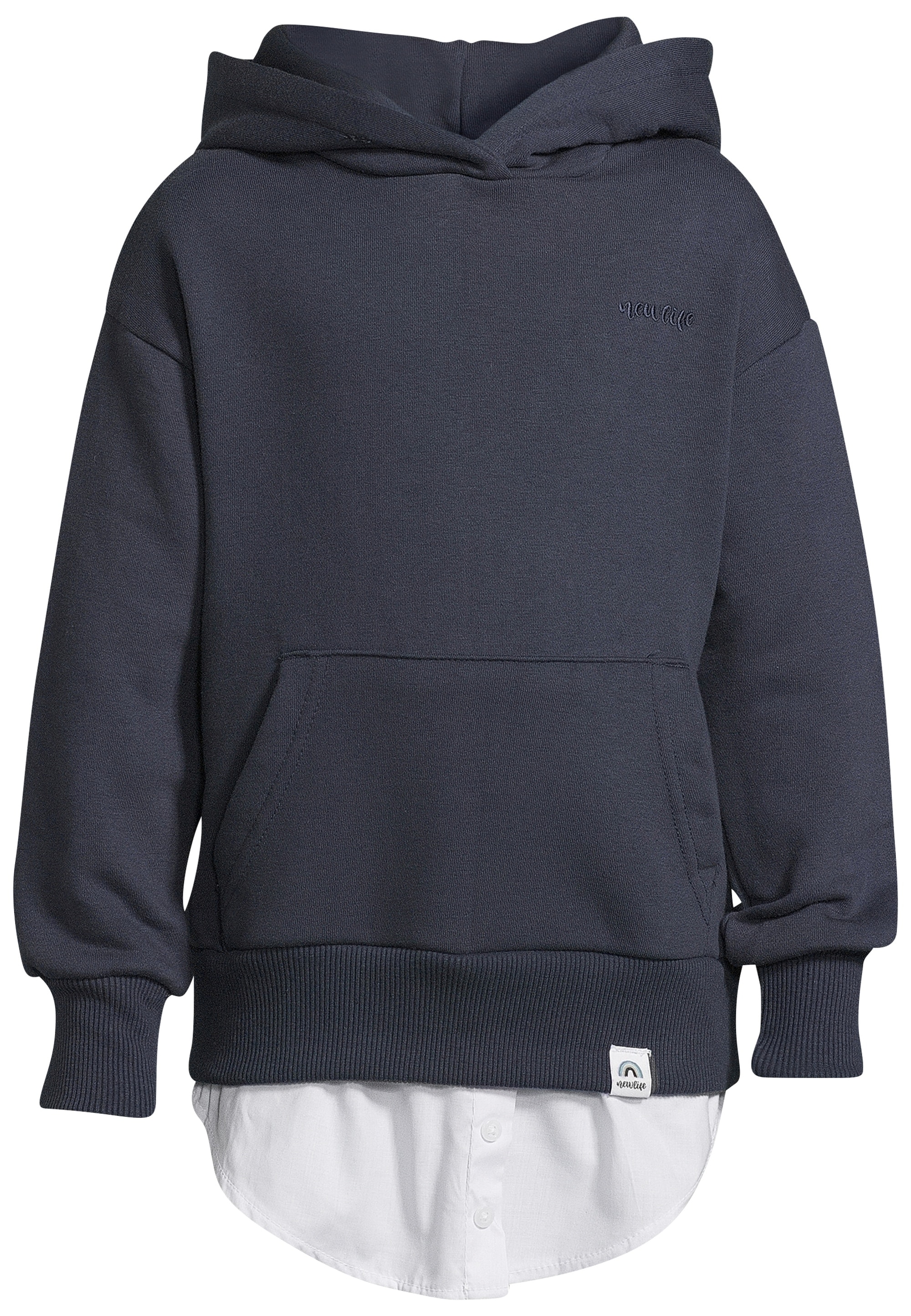 Newlife Kapuzensweatshirt, im zeitlosen Design