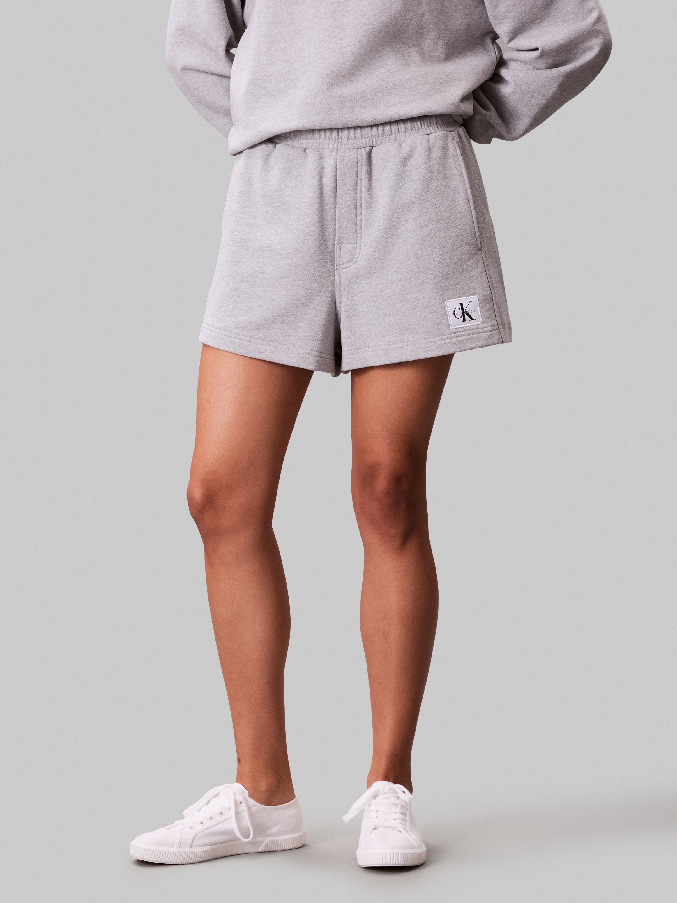 Calvin Klein Jeans Sweatshorts "A - FRNCH TRRY BDG L", Mit elastischem Bund günstig online kaufen
