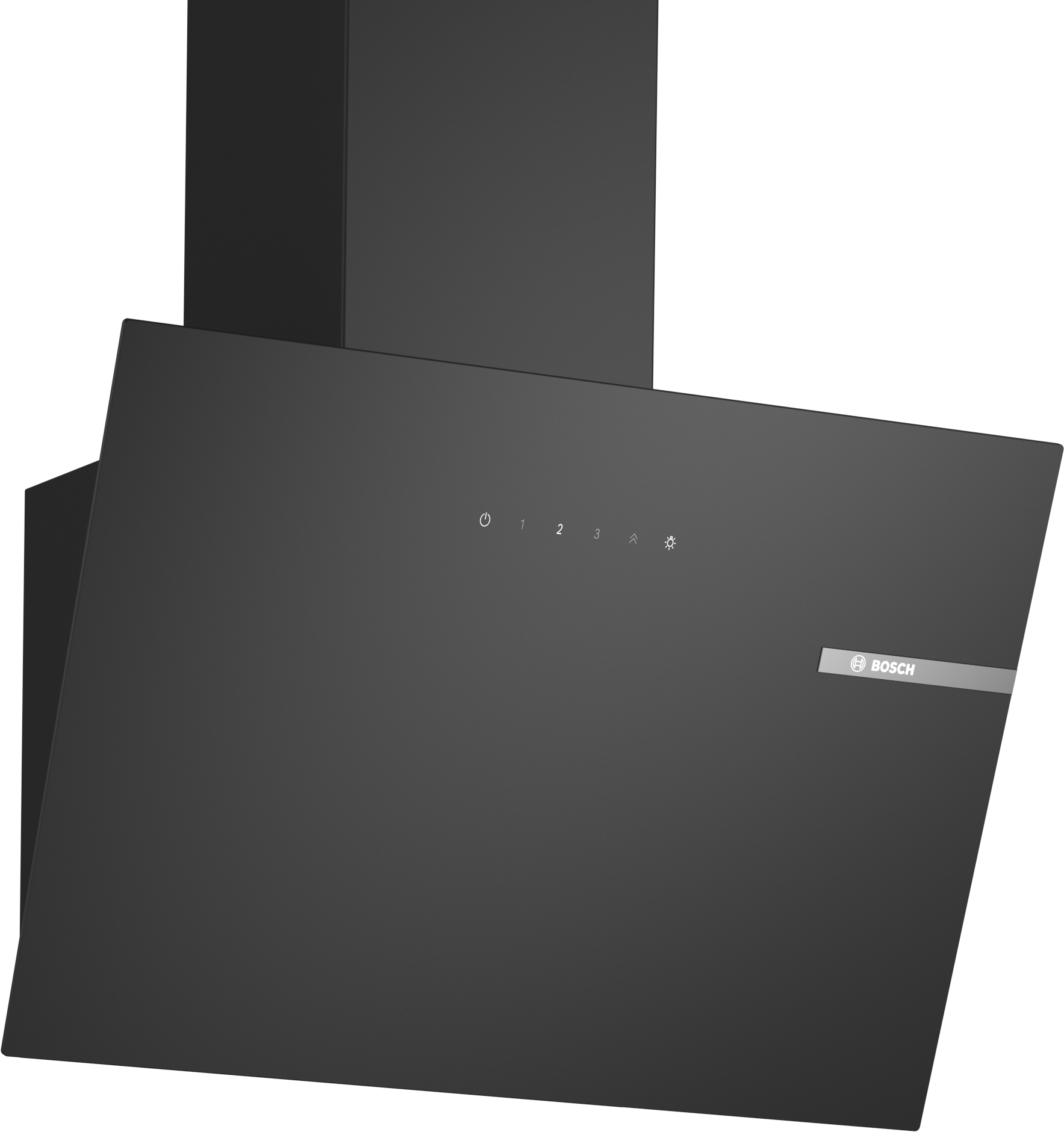 BOSCH Kopffreihaube "DWK65DK60", B:59cm H:37,5cm T:32,5cm, silber, Dunstabzugshauben, Geruchsarme & geräuscharme Küche dank leisem Motor &
