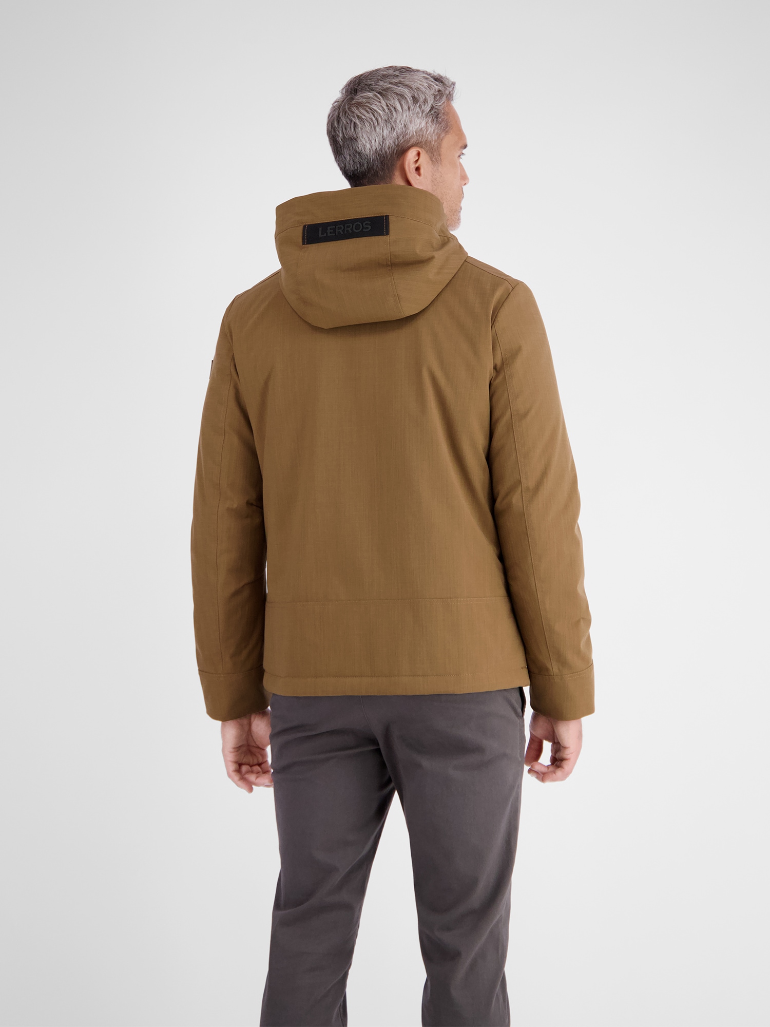 LERROS Blouson »LERROS Herren Blouson in Stukturoptik«, mit Kapuze, Wasser- und windabweisend