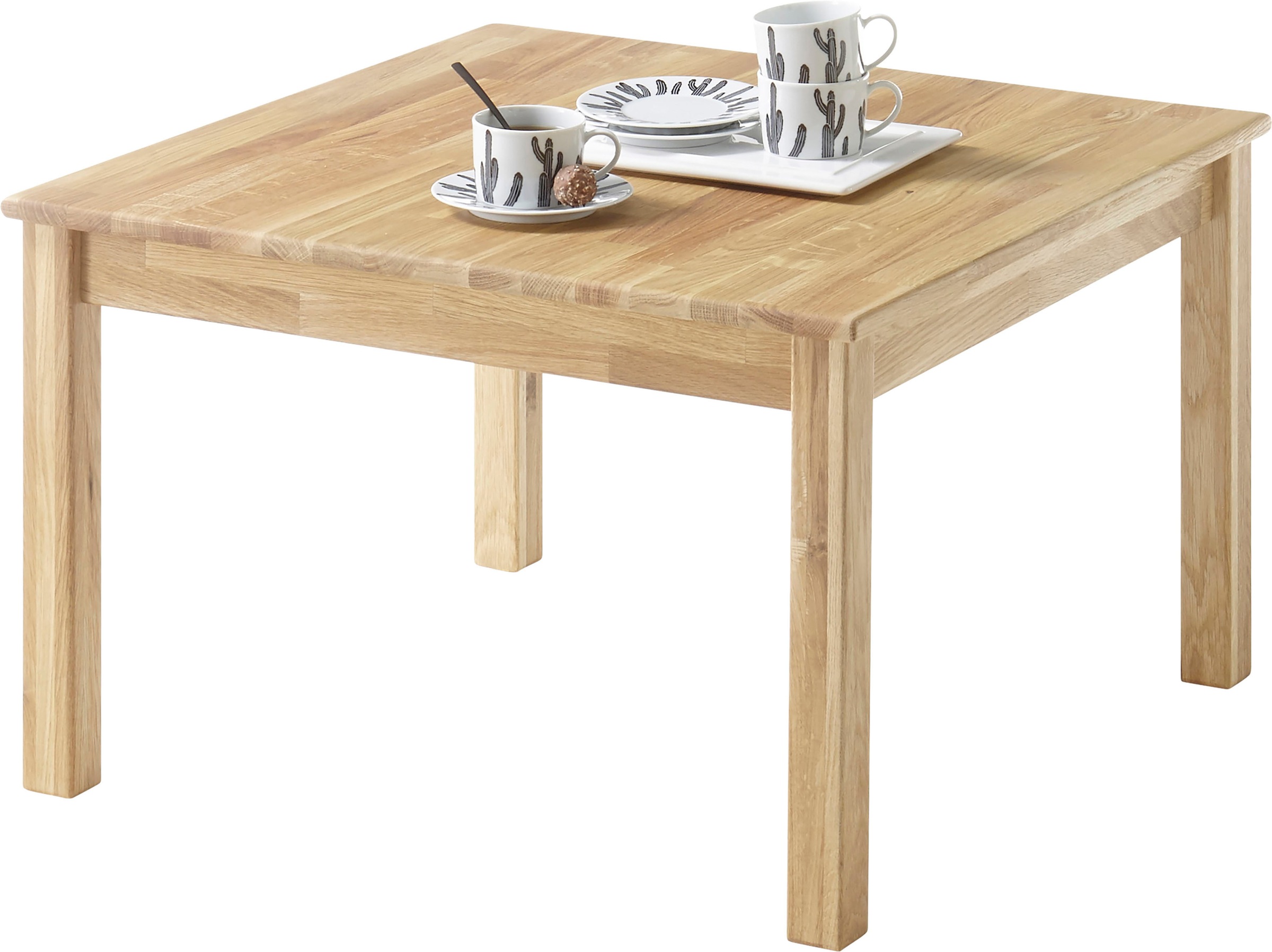 MCA furniture Couchtisch »Alfons«, Wohnzimmertisch Massivholz geölt, keilverzinkt belastbar bis 20 kg
