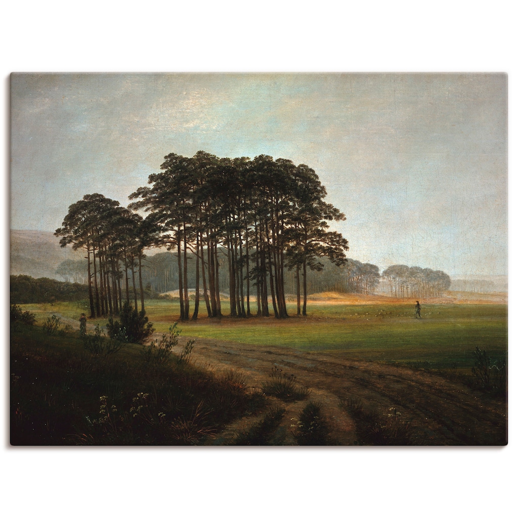 Artland Leinwandbild »Der Mittag, um 1822«, Wiesen & Bäume, (1 St.)