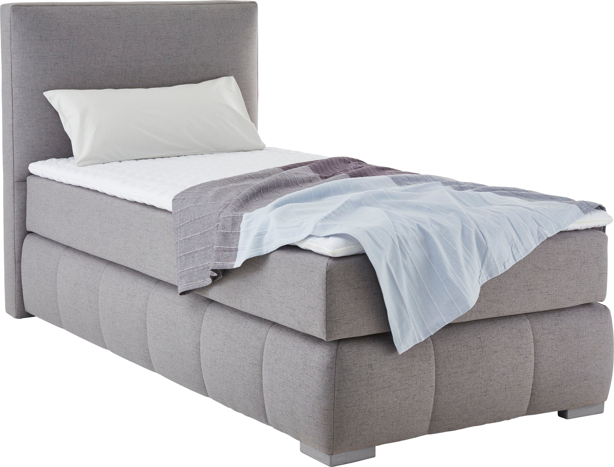 Home affaire Boxspringbett "Wehma" inkl. Topper in 3 verschiedenen Matratze günstig online kaufen