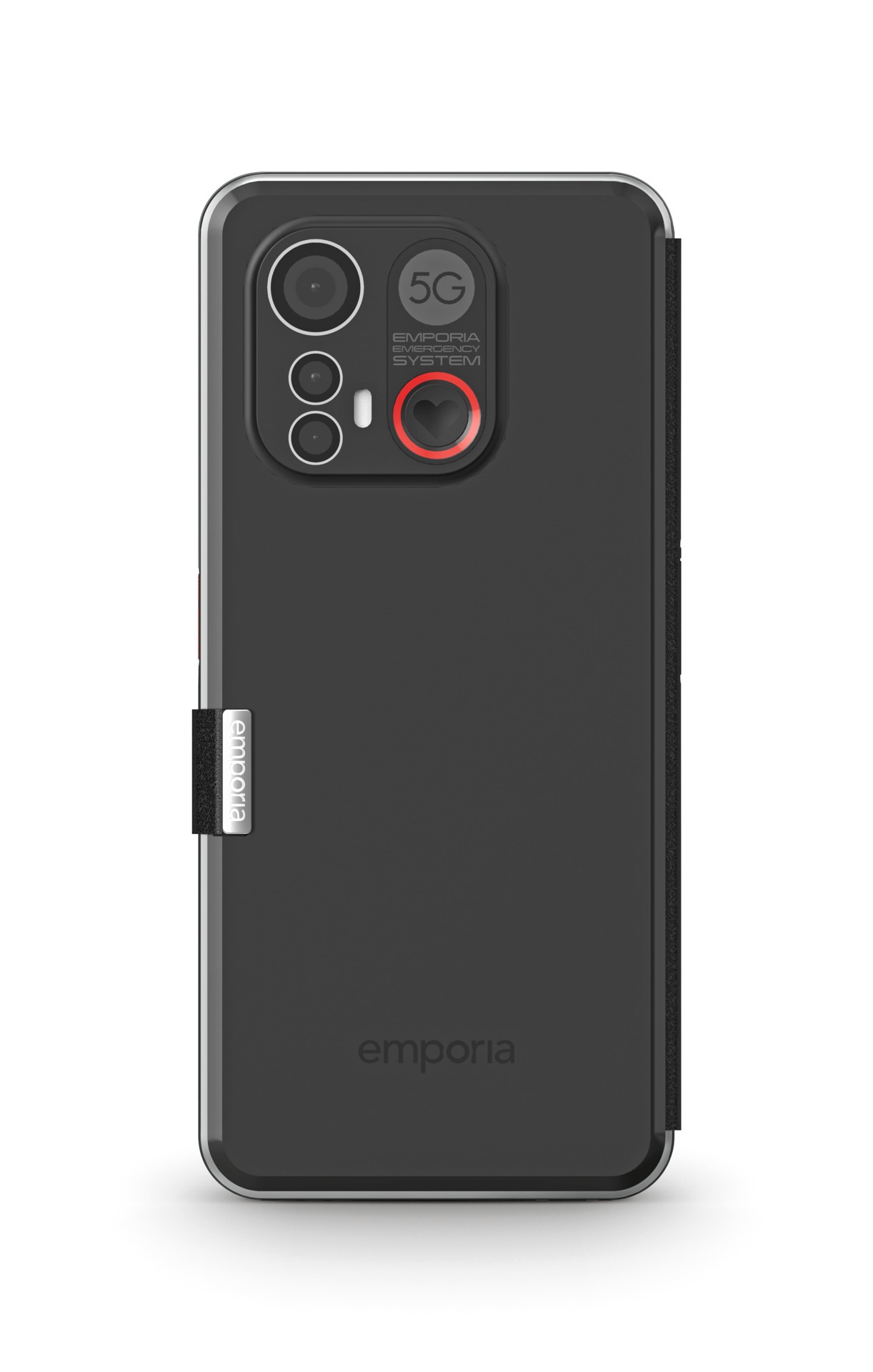 Emporia Smartphone »SMART.6«, Schwarz, 16,7 cm/6,58 Zoll, 128 GB Speicherplatz, 50 MP Kamera