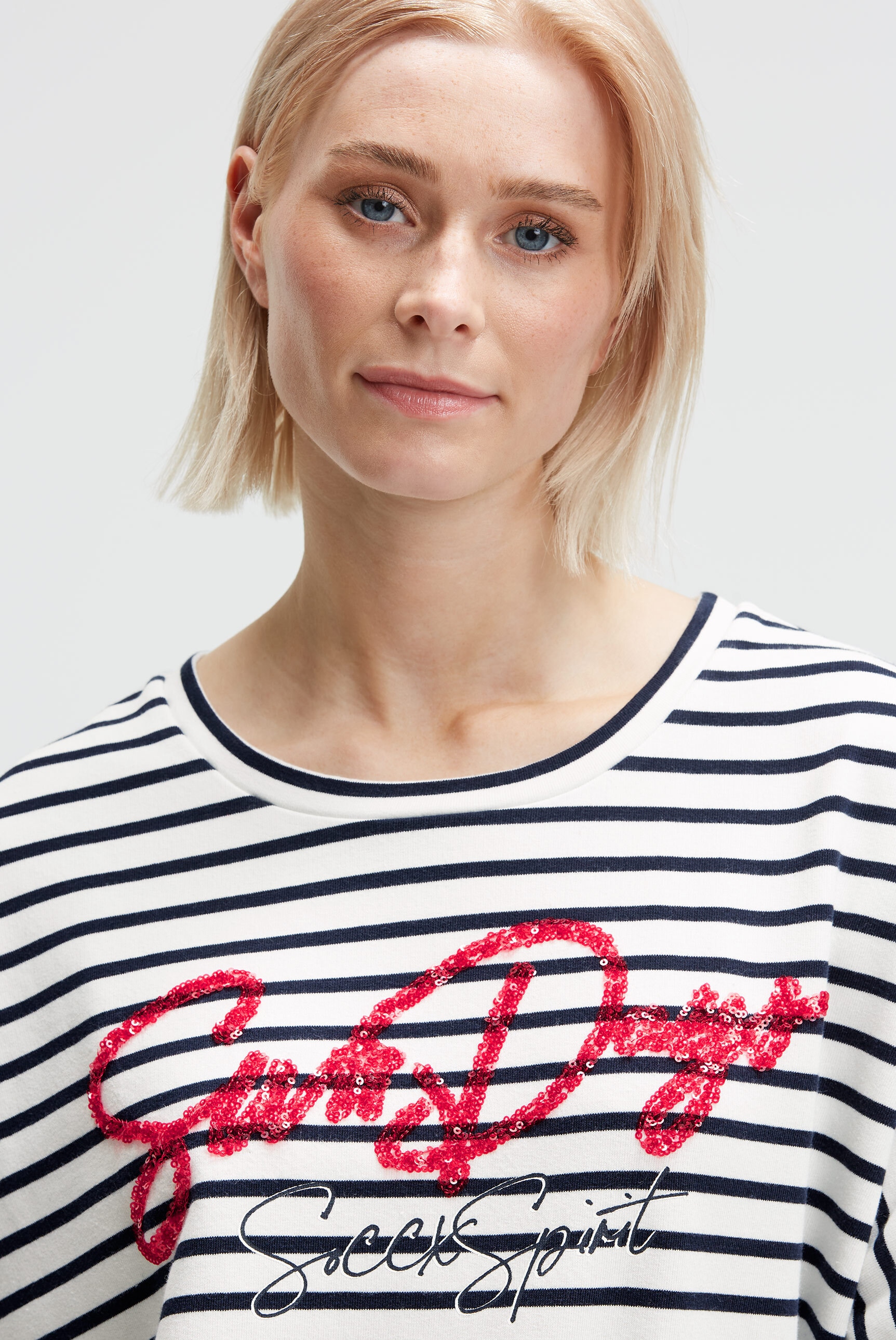 SOCCX Sweater mit Fledermausärmeln