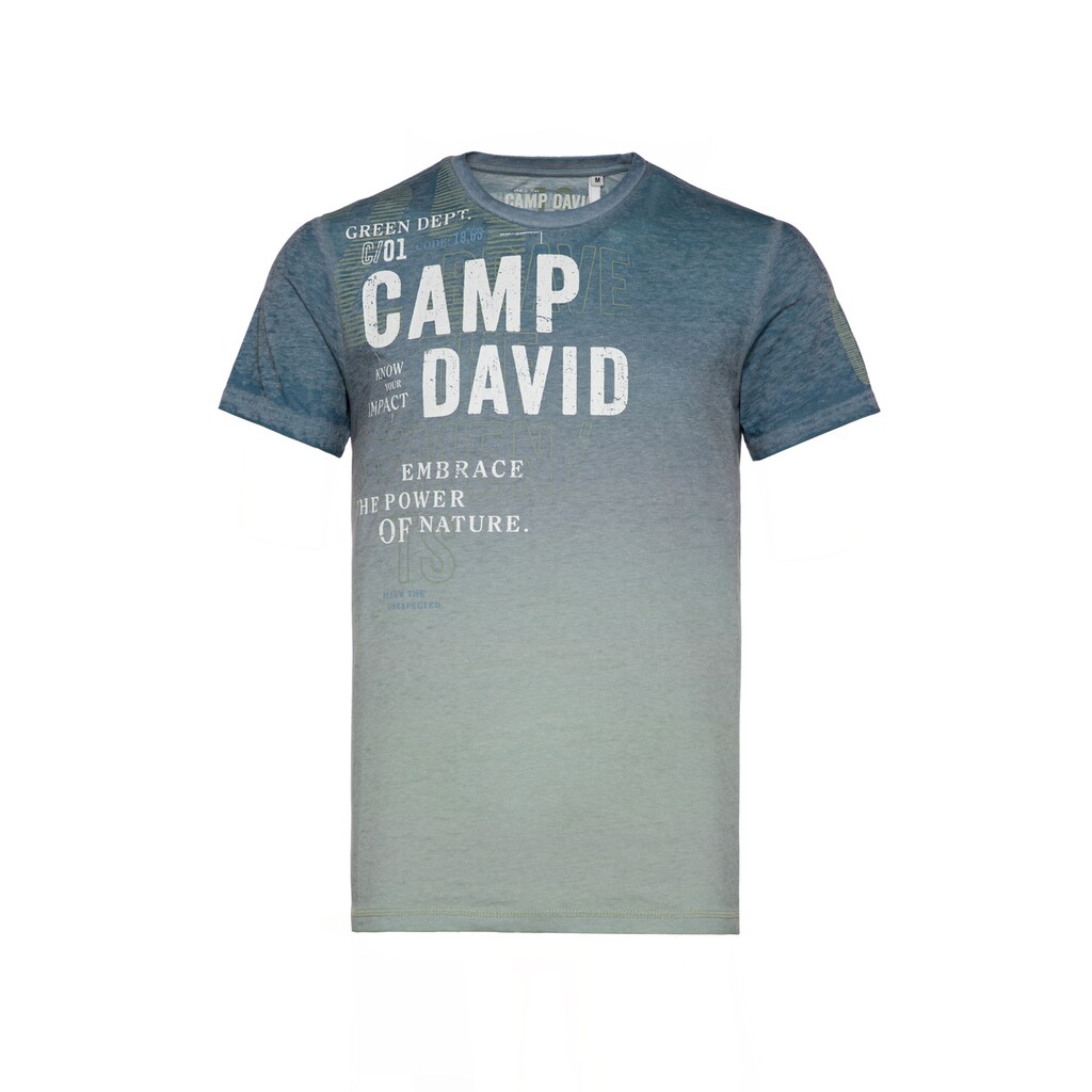 CAMP DAVID Rundhalsshirt