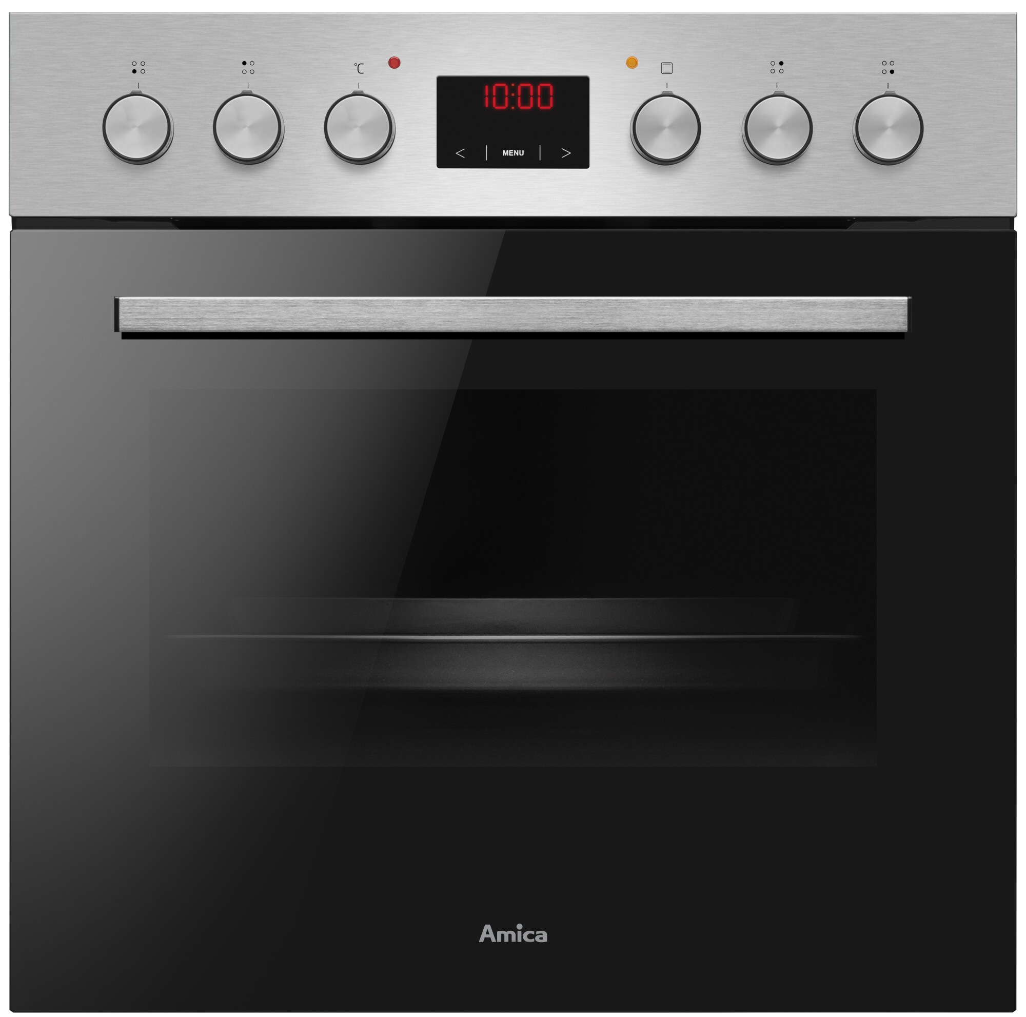 Amica Elektro-Herd-Set »ACHE 9335 E« mit Teleskopauszug nachrüstbar Steam Clean Set, Multifunktionsbackofen;Glaskeramik-Kochfeld, 1 Stk. tlg.