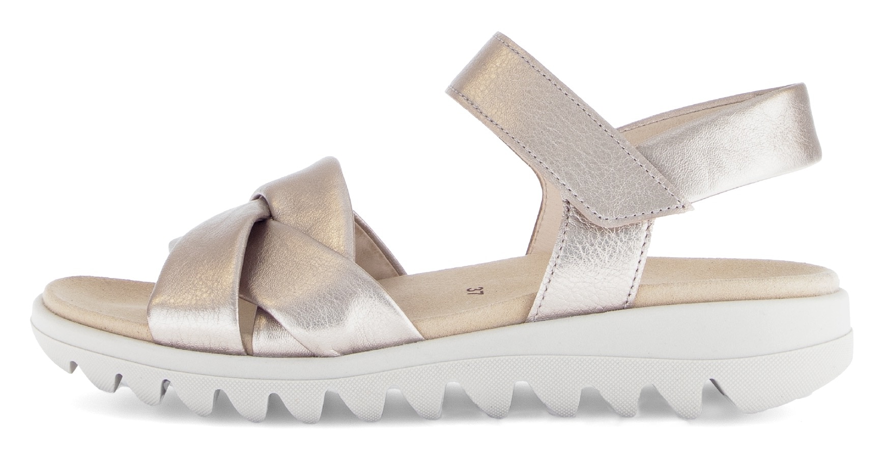 Gabor Riemchensandale, Sommerschuh, Keilsandalette, Bequemschuh mit Klettve günstig online kaufen