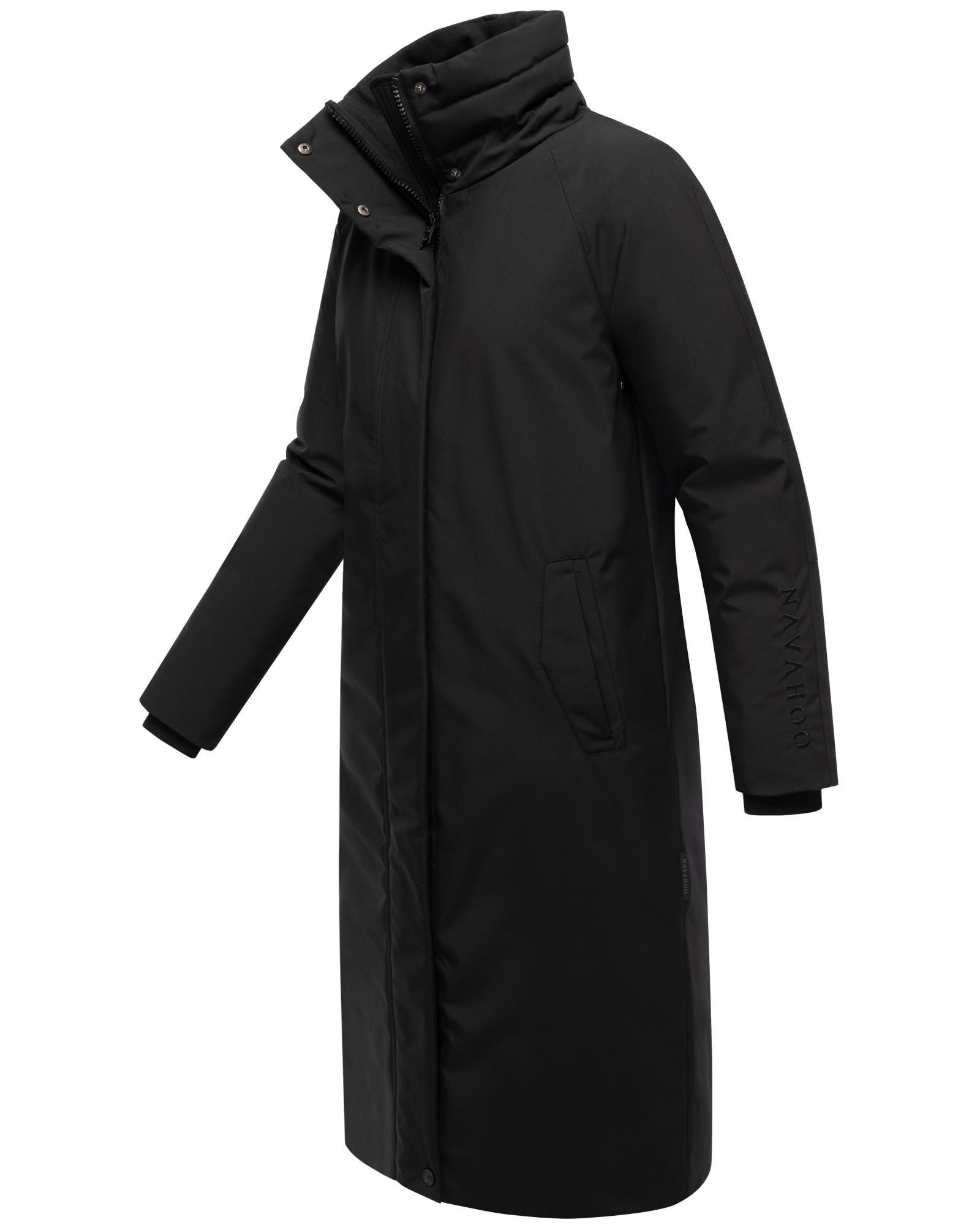 Navahoo Wintermantel »Traumblüte 14«, Warmer Parka mit Stehkragen