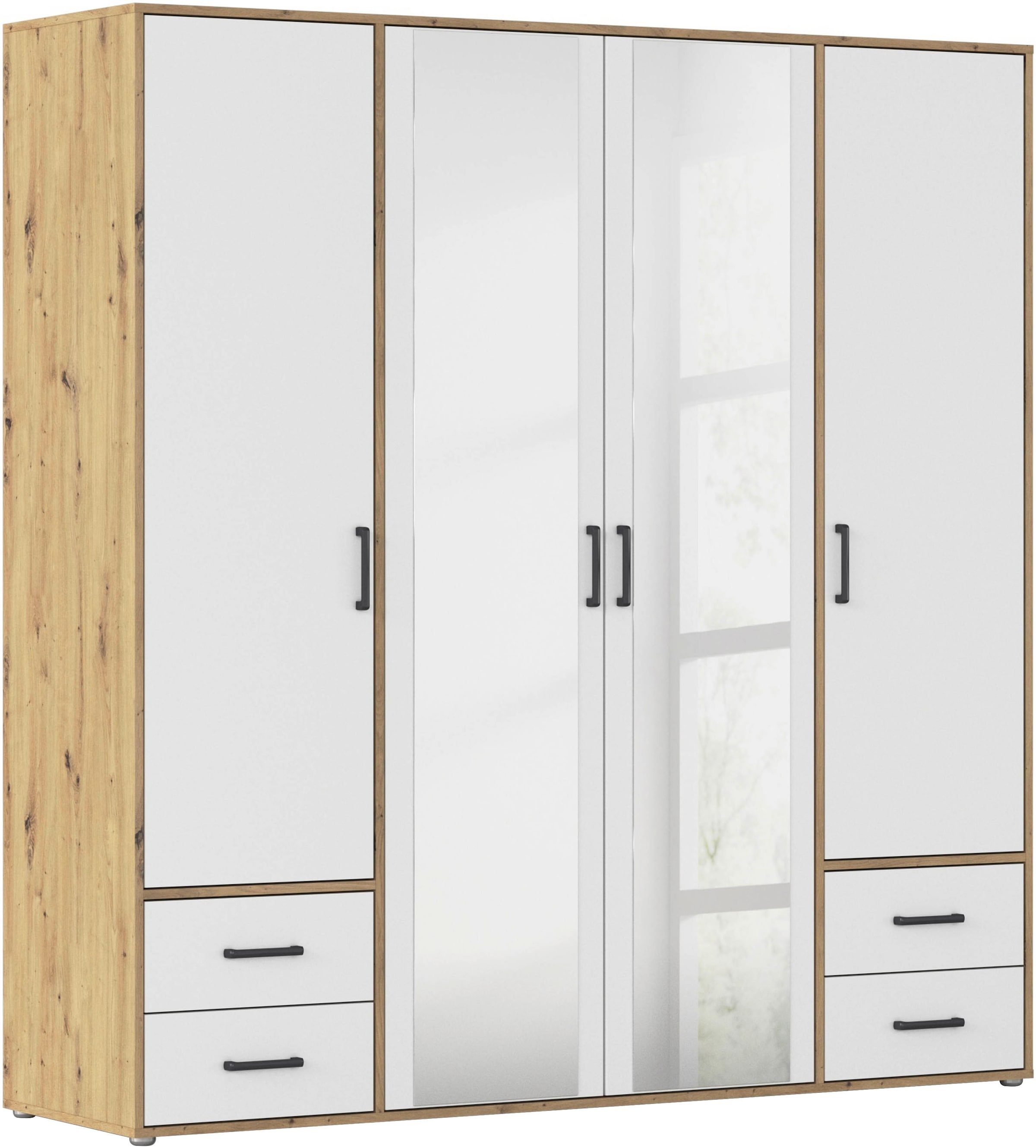 rauch Drehtürenschrank "Kleiderschrank Schrank Garderobe Wäscheschrank VOYA günstig online kaufen