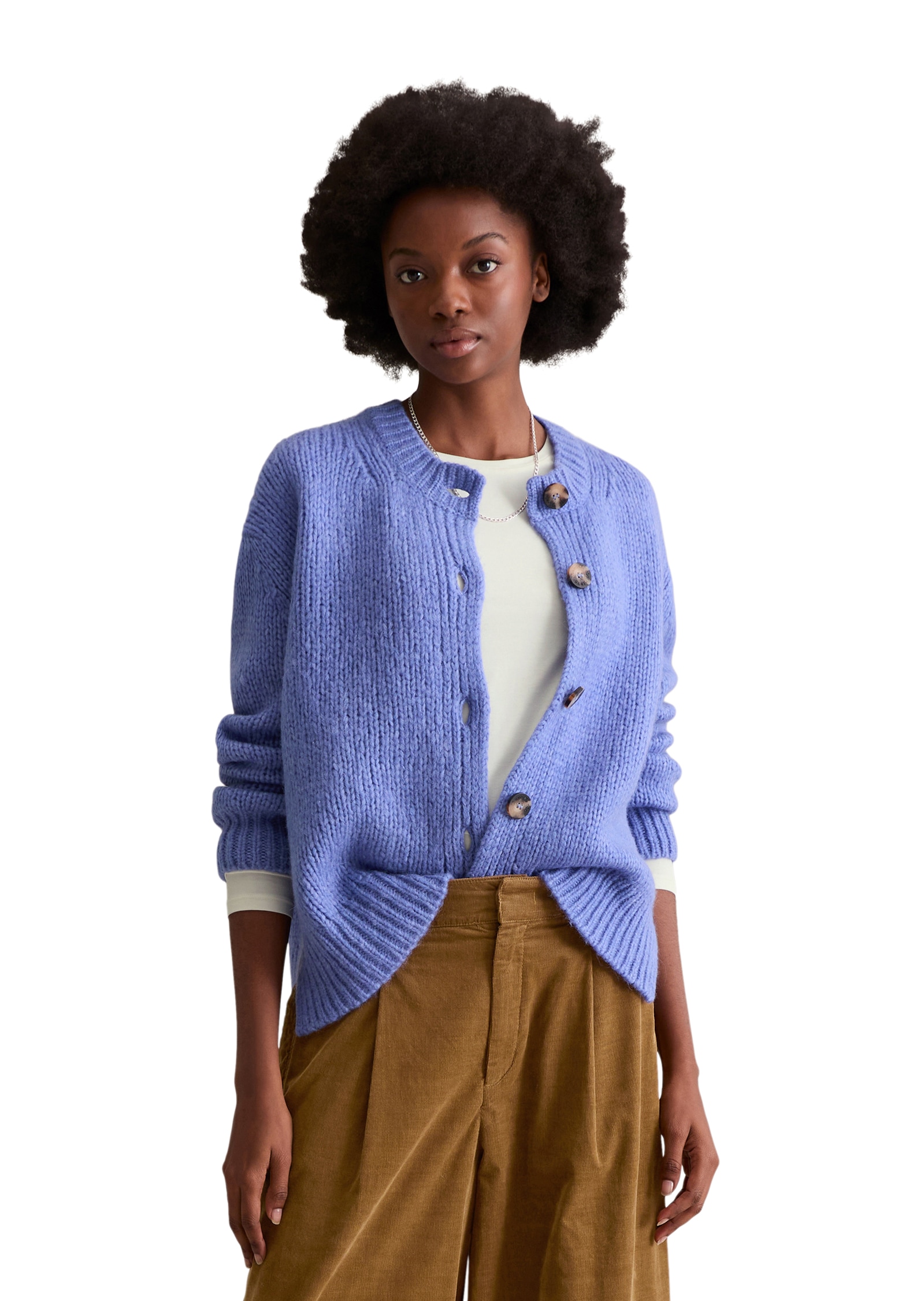 Marc OPolo DENIM Cardigan "relaxed", aus kuschligem Schurwolle-Alpakawolle- günstig online kaufen