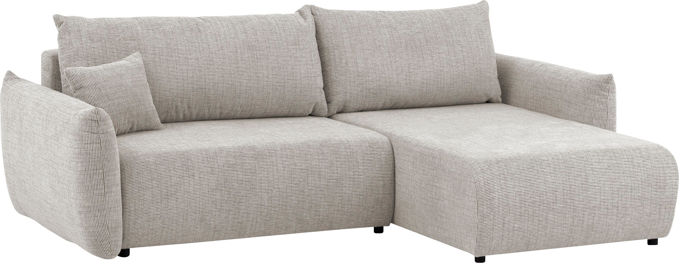 Thumbnail - INOSIGN Ecksofa "MAVAS Schlafsofa mit Bettkasten, L-Form,", ca.257/127cm (Liegefläche 212/145 cm), Cord, Chenille, Struk...