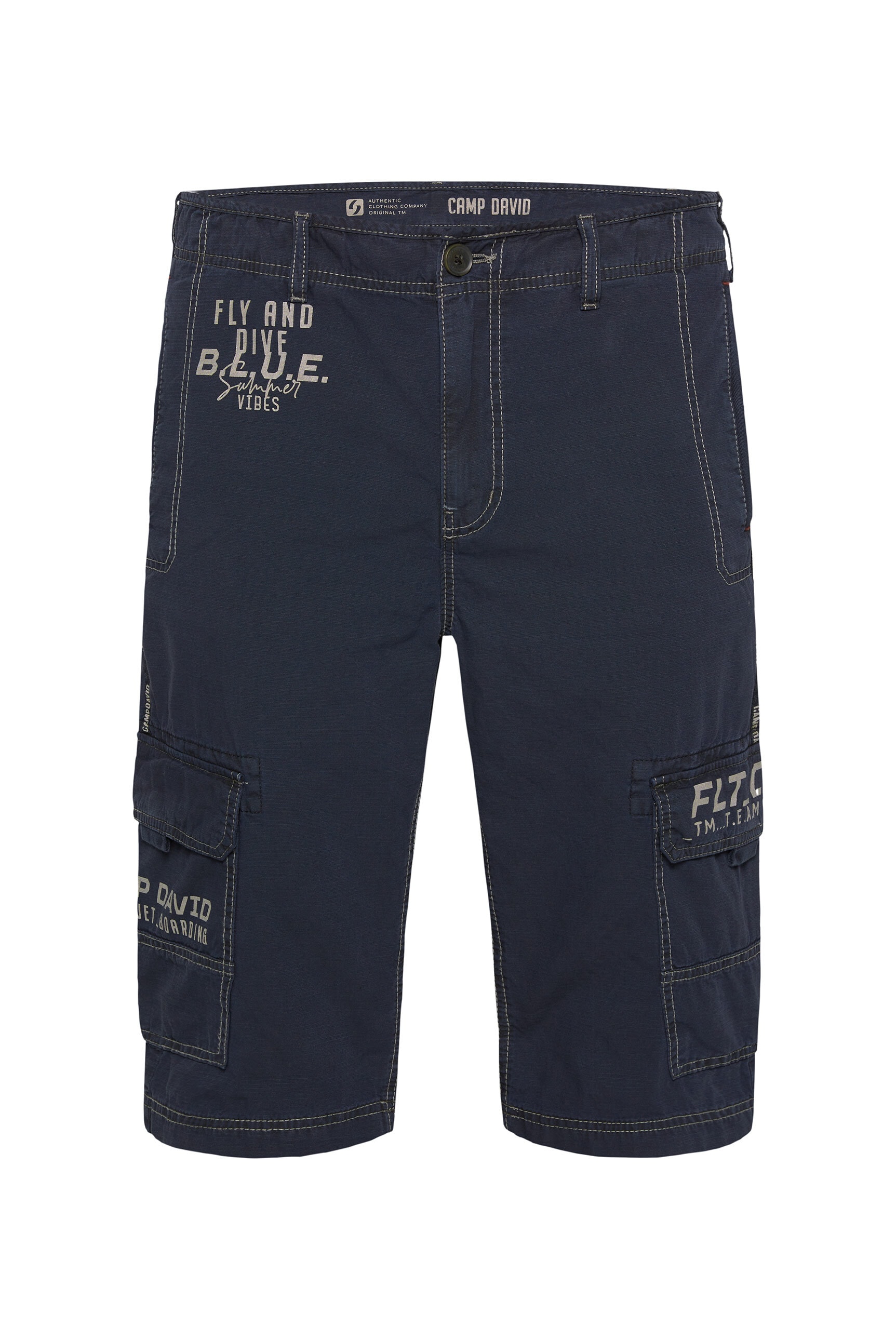 CAMP DAVID Shorts, aus Baumwolle