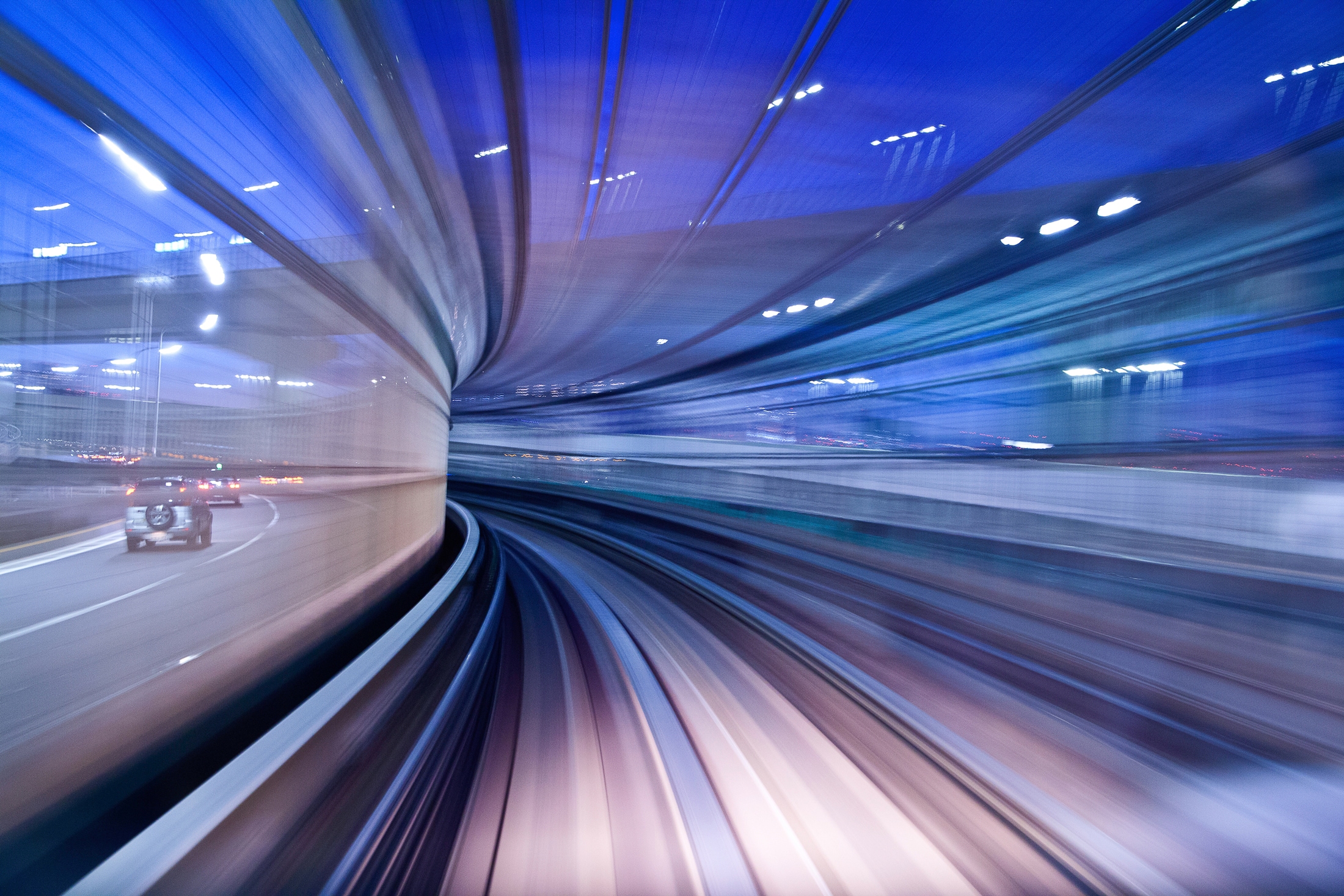 Papermoon Fototapete "Photo-Art YU NAGASE, TWILIGHT-TUNNEL"