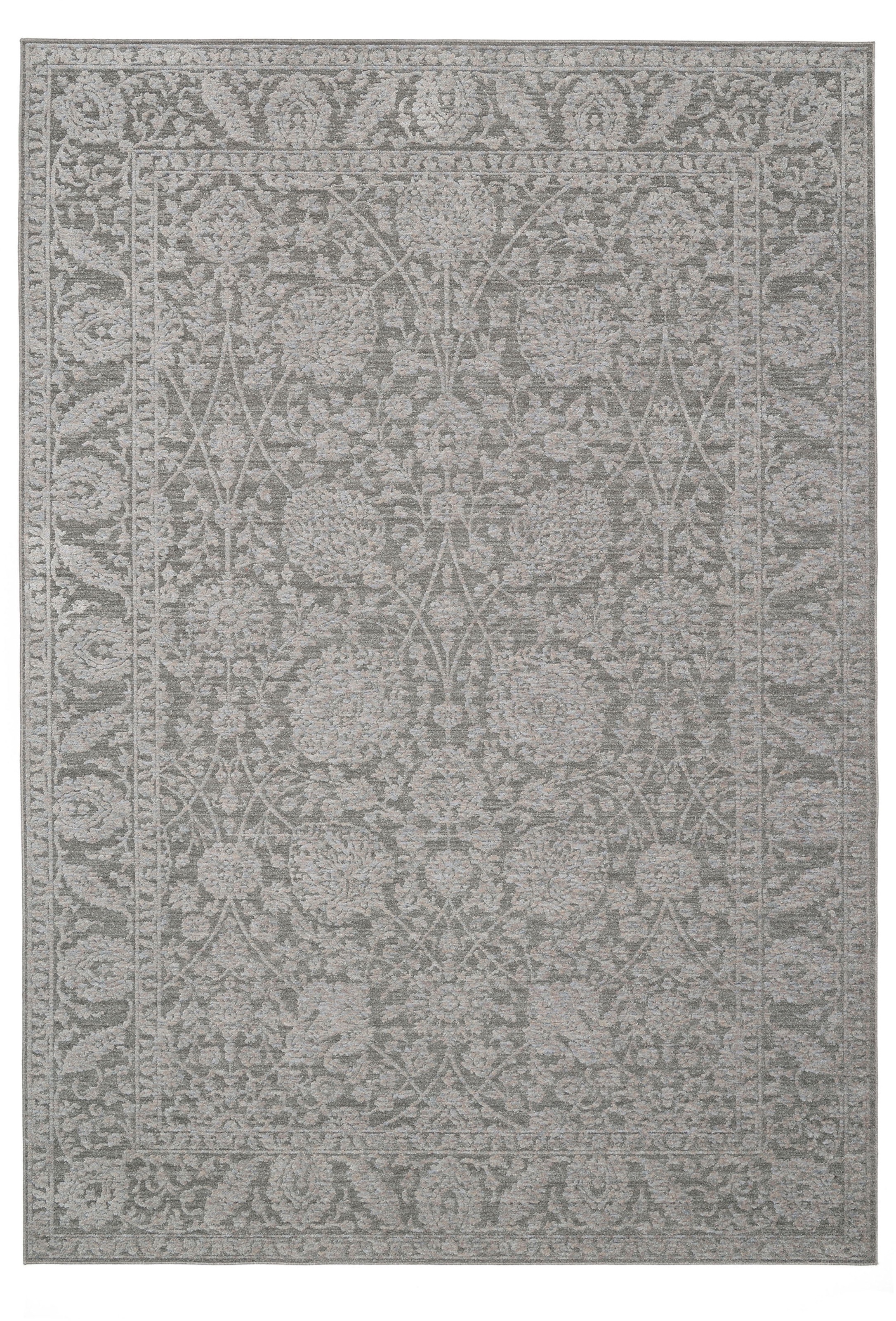 Teppich MUSTERRING "DENVER", bunt (grau, mehrfarbig), B:200cm H:8mm L:290cm, Polyester, Teppiche, Teppich, exlcusive MUSTERRING DELUXE COLLECTION 2