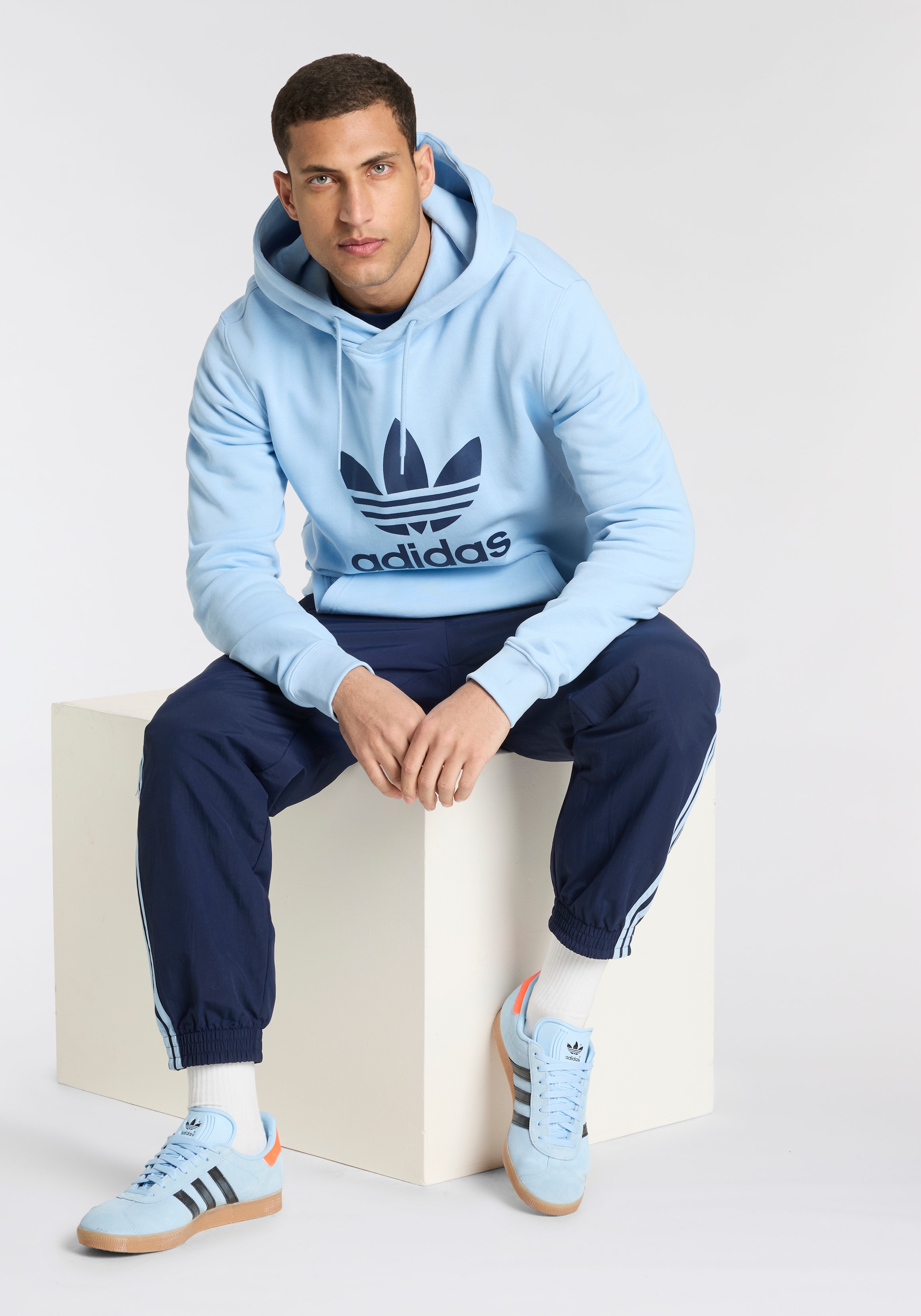 adidas Originals Kapuzensweatshirt »TREFOIL HOODY«, Hoodie, Kapuzenpullover mit großem Logoprint
