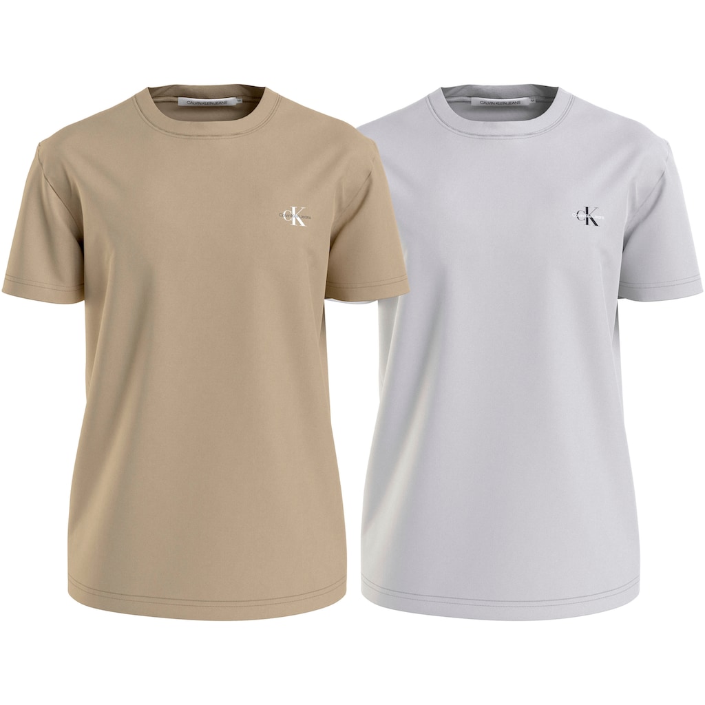 Calvin Klein Jeans T-Shirt »2 PACK MONOLOGO«