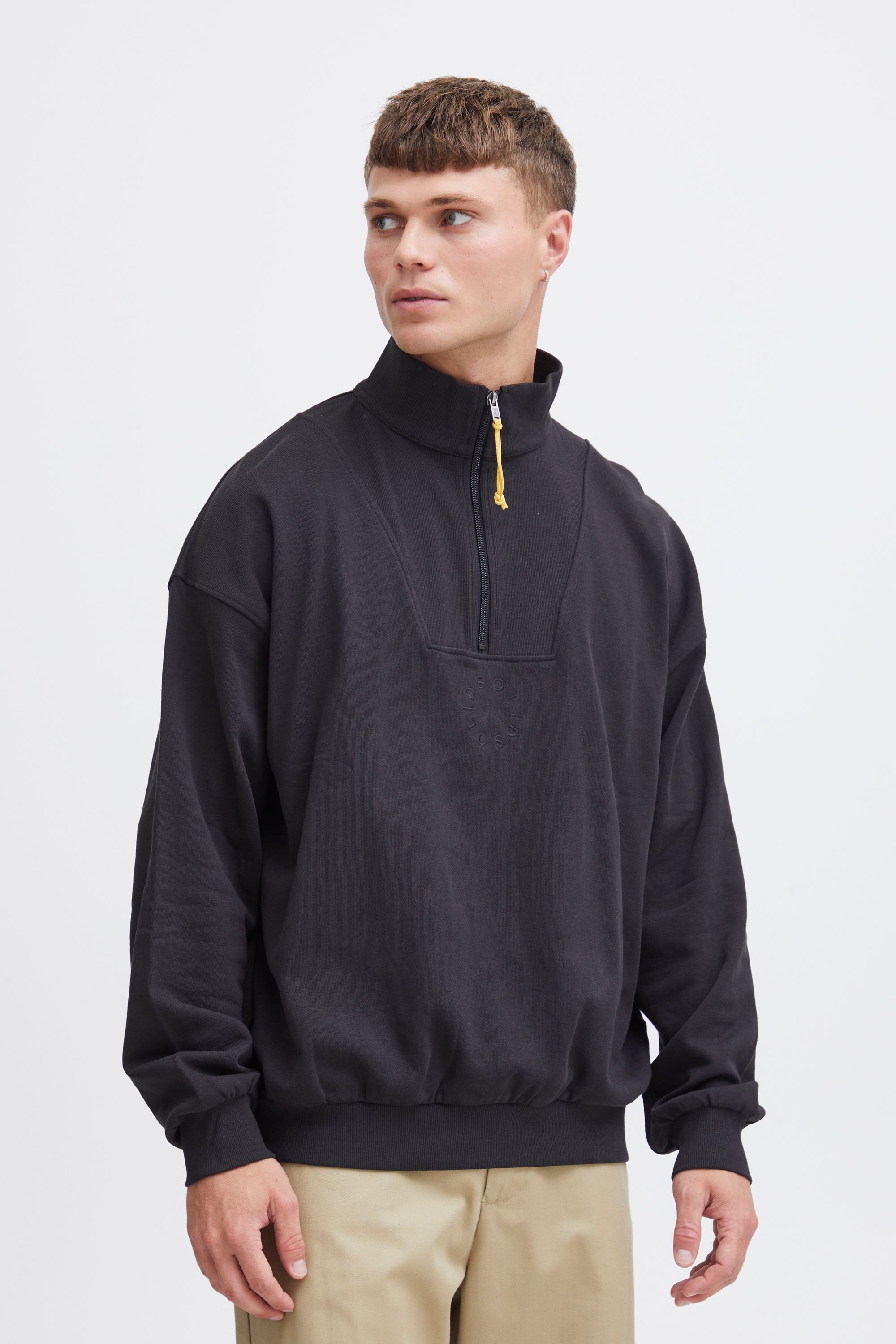 !Solid Rundhalspullover »Sweatshirt SDIlham«