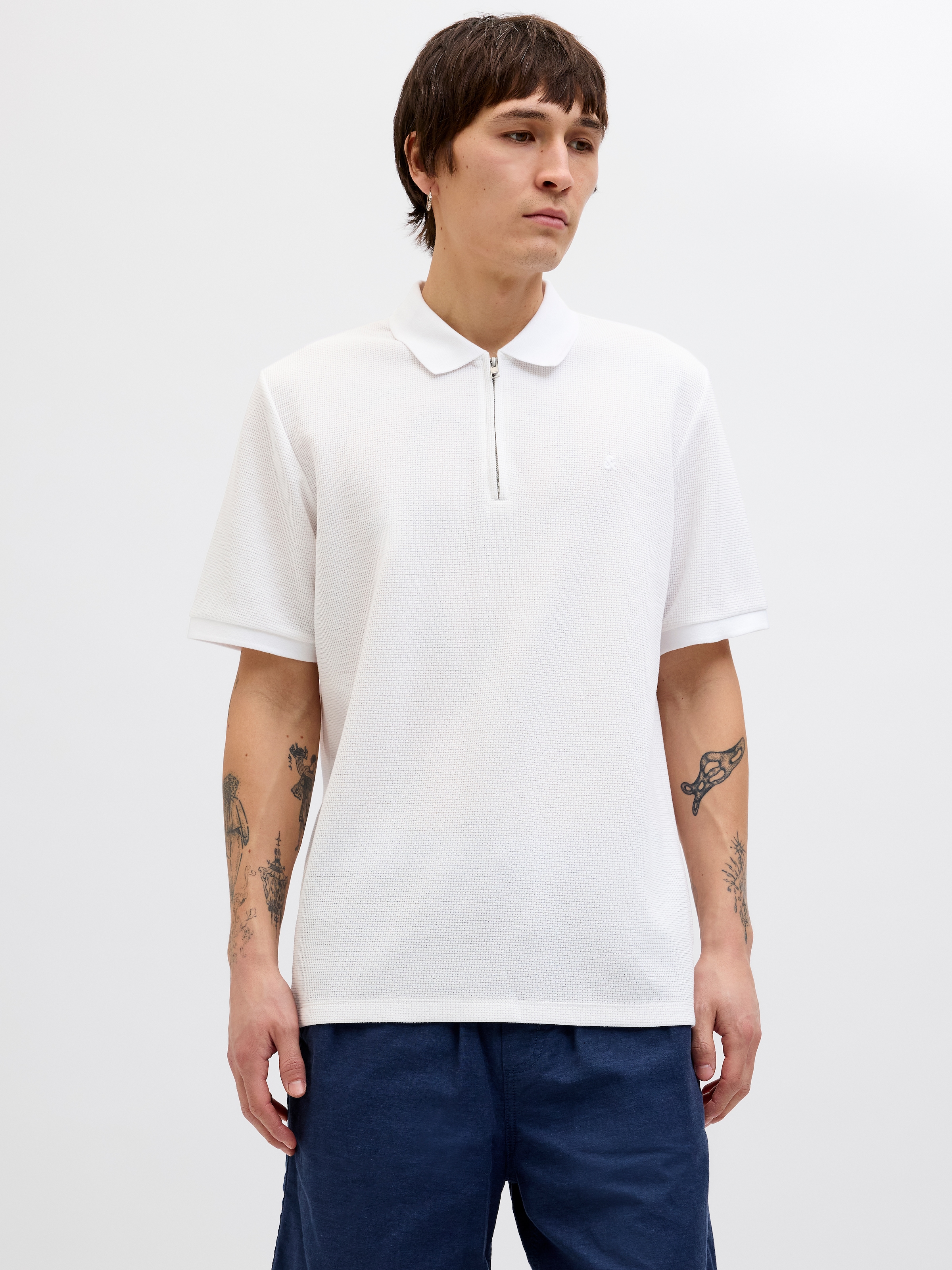 Jack & Jones Poloshirt "JJEAUSTIN ZIP POLO SS NOOS" günstig online kaufen