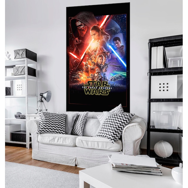 Komar Vliestapete »Star Wars EP7 Official Movie Poster«, 120x200 cm (Breite  x Höhe), Vliestapete, 100 cm Bahnbreite online bestellen | BAUR