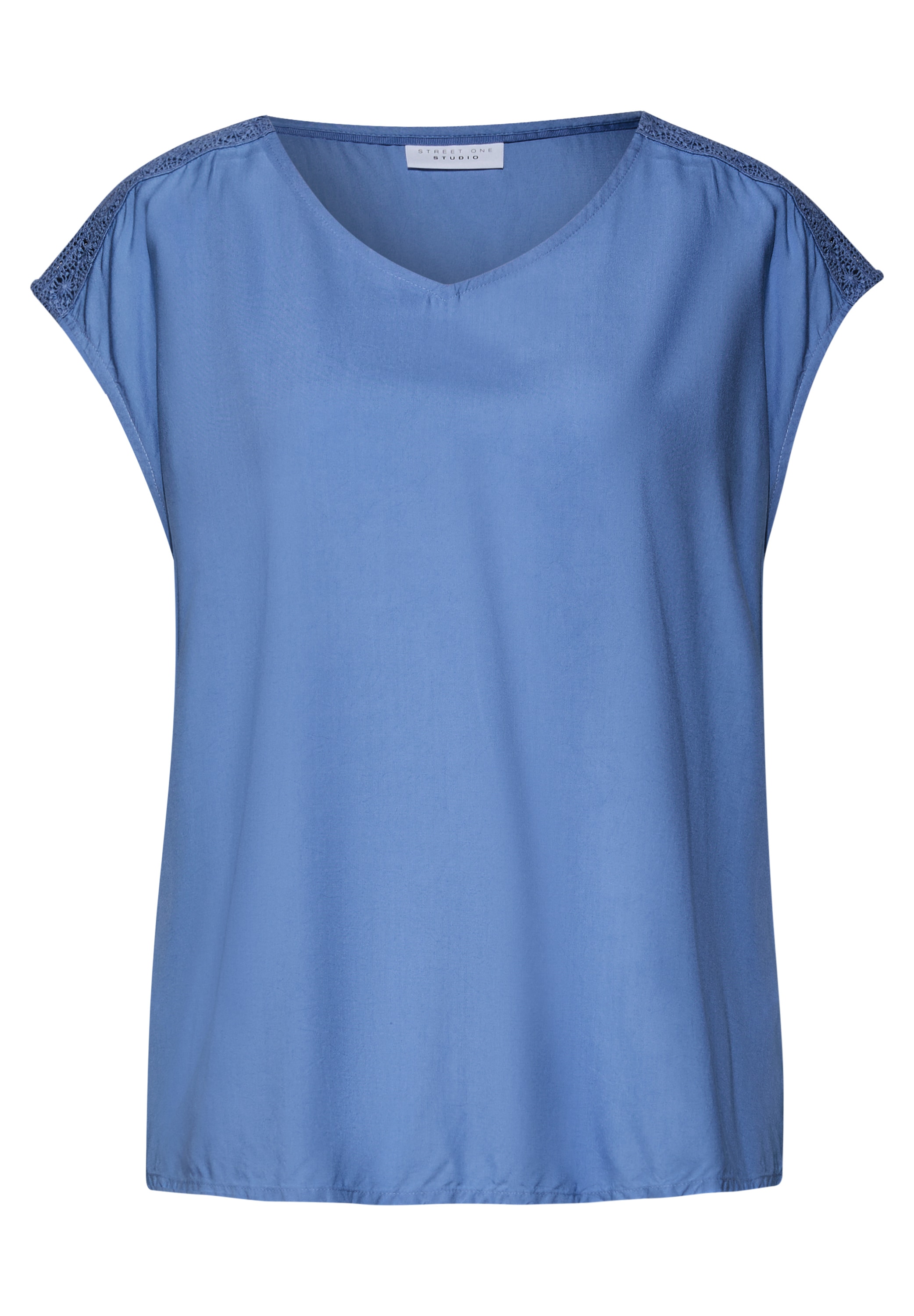 STREET ONE STUDIO Shirtbluse, mit V-Ausschnitt