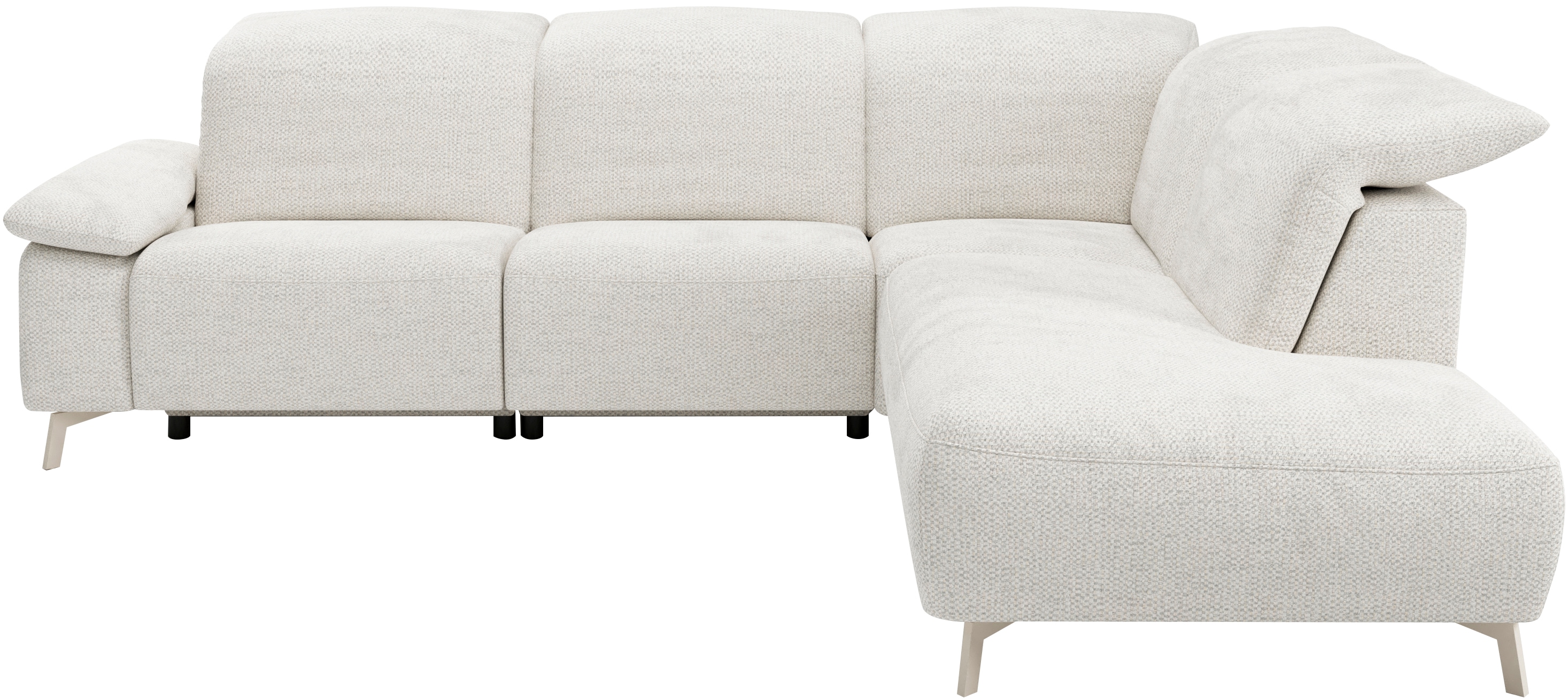 Musterring Ecksofa "MR 370, intelligenter Komfort im modernen Design" Optionale Relaxfunktion, flexible Kopfteile & klappbare Armlehnen