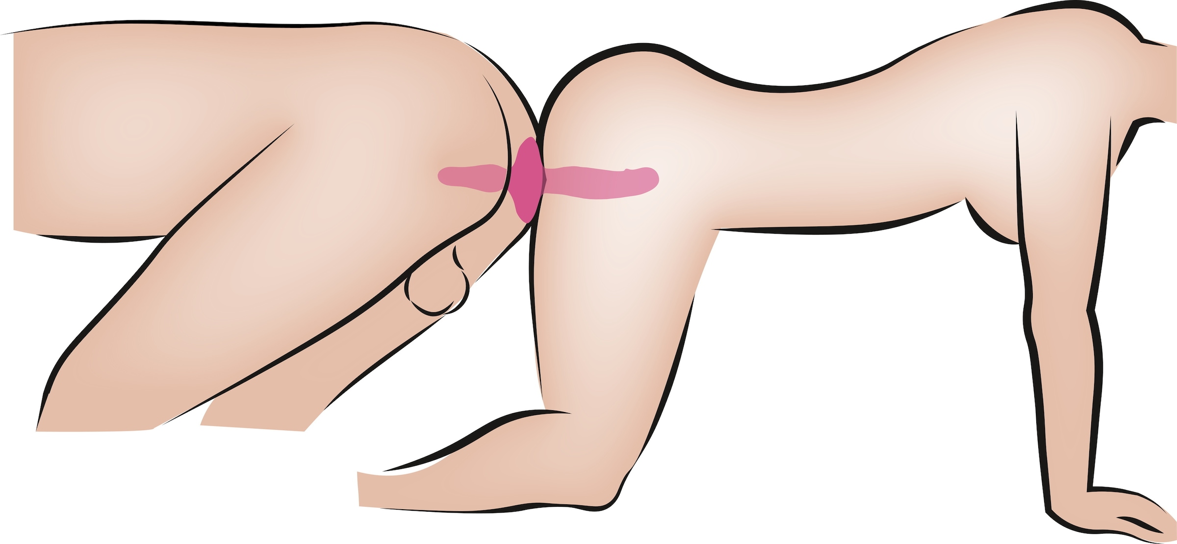 coup!es choice Vibrator »Doppelvibrator 2in1 Vibrator + Butt Plug«