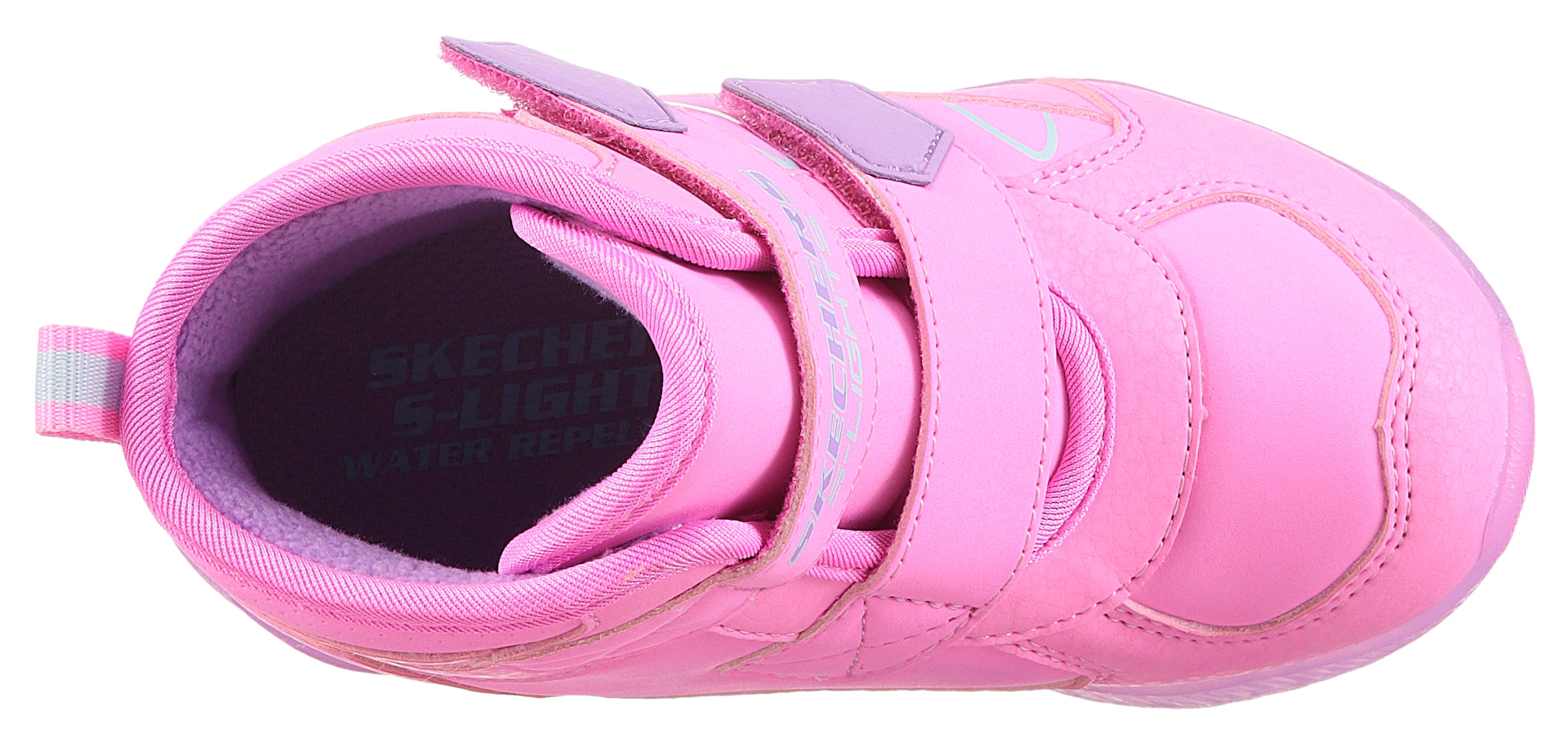 Skechers Klettstiefel »ILLUMI-BRIGHTS«, Winterstiefel mit Blinkfunktion, Größenschablone zum Download