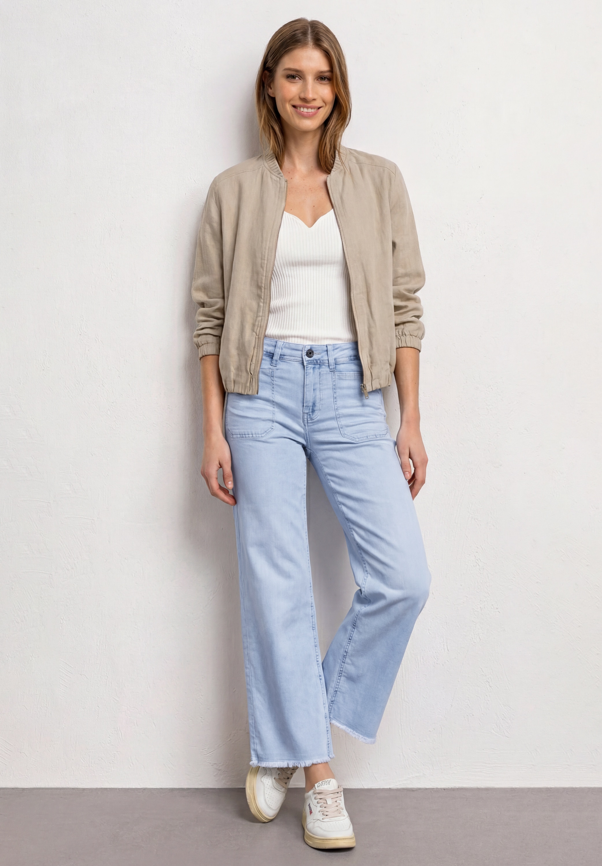 STREET ONE Loose-fit-Jeans mit Wide Legs