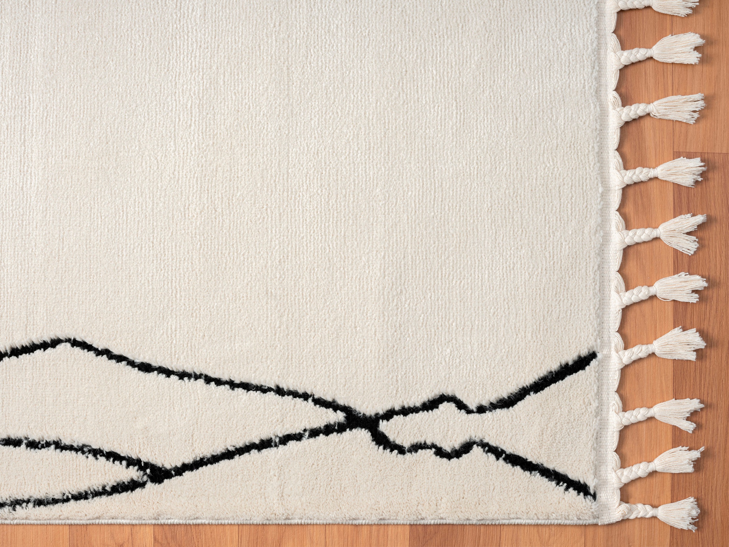 Myflair Möbel & Accessoires Hochflor-Teppich »Moroccan Drawline, LAGERRÄUMUNG!«, rechteckig, 24 mm Höhe, modern, marokkanisches Design, flauschig weich durch Hochflor