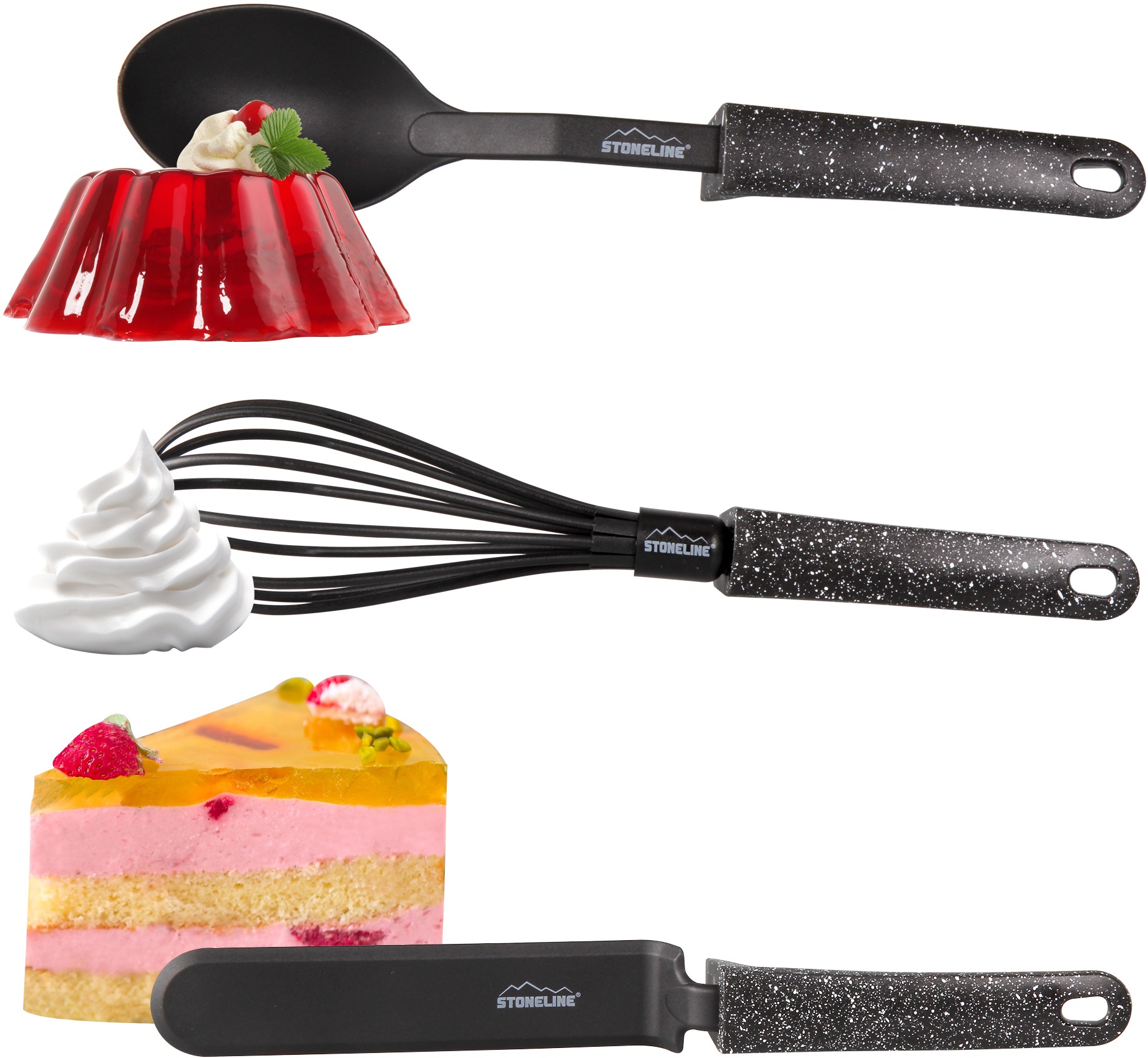 Thumbnail - STONELINE Kochbesteck-Set Kunststoff, mit Stütze