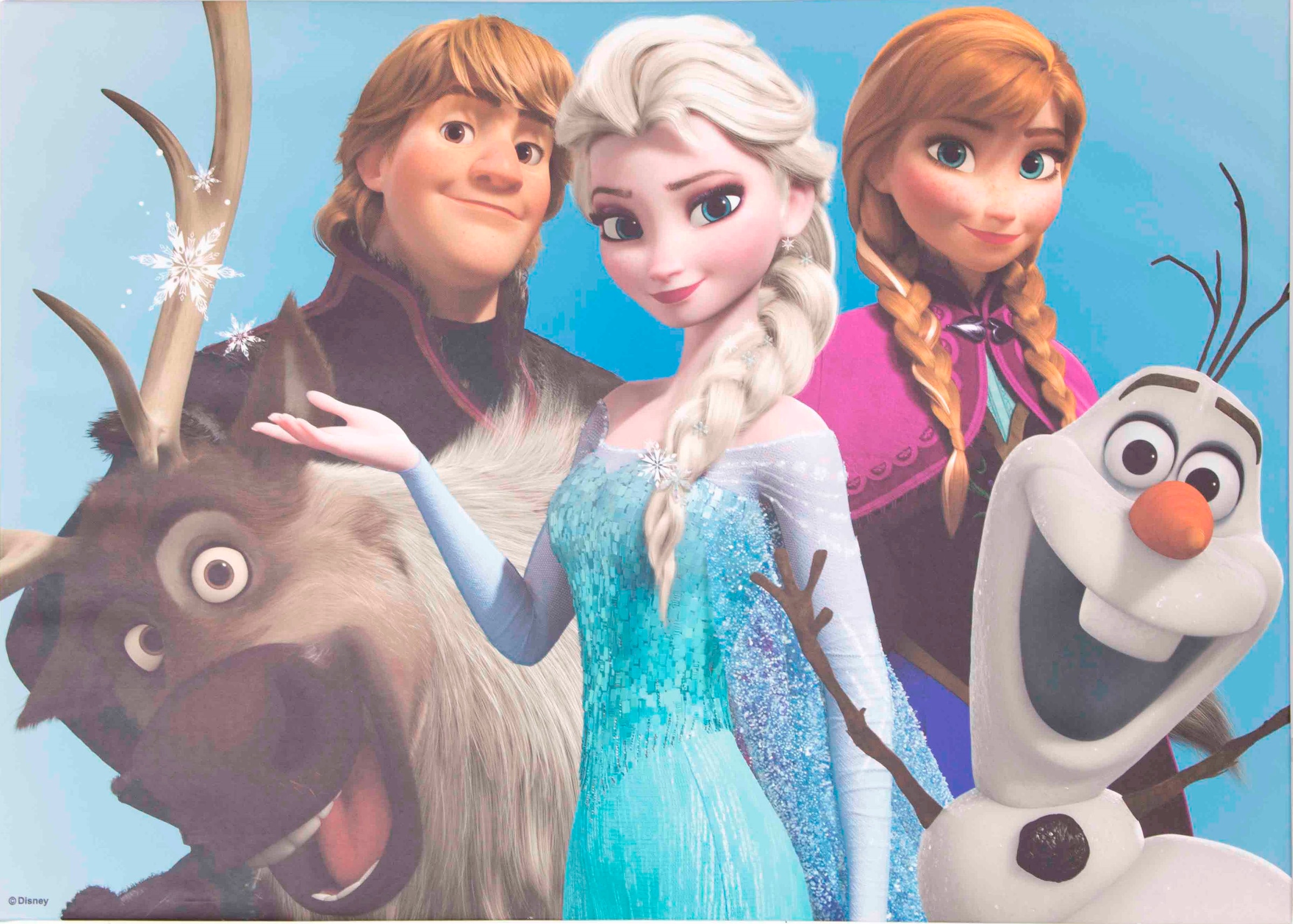 Disney Leinwandbild "Frozen Gruppenumarmung", (1 St.) günstig online kaufen