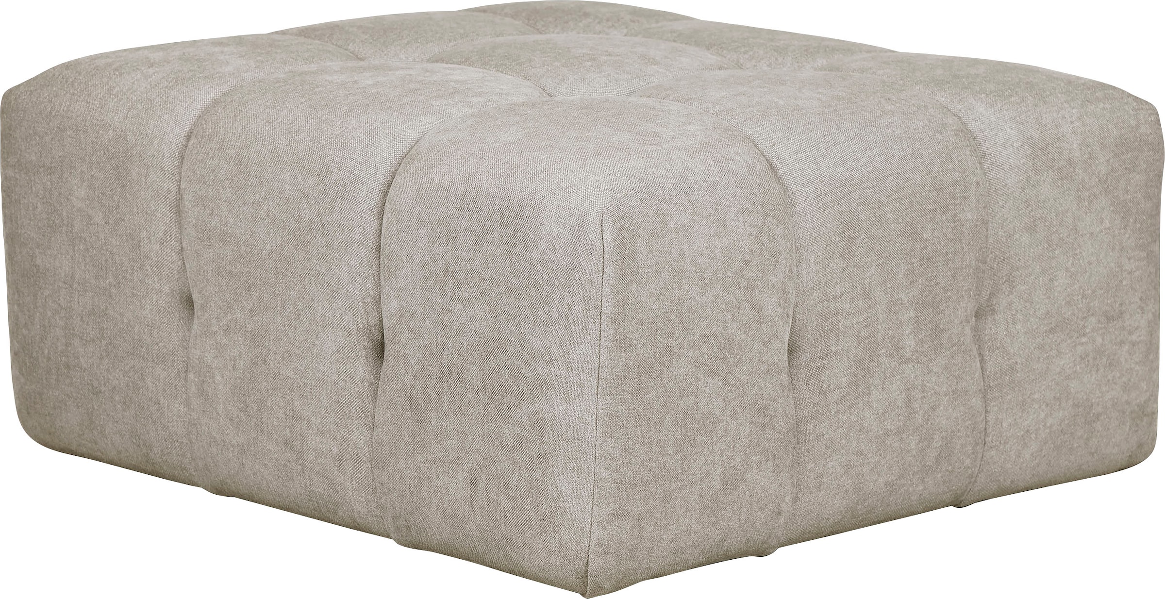 Home affaire Polsterhocker "APERIRE Sitzhocker mit Steppung, Maße B/T/H: 76/76/41 cm" passend zur Serie, hoher Sitzkomfort und modernes Design