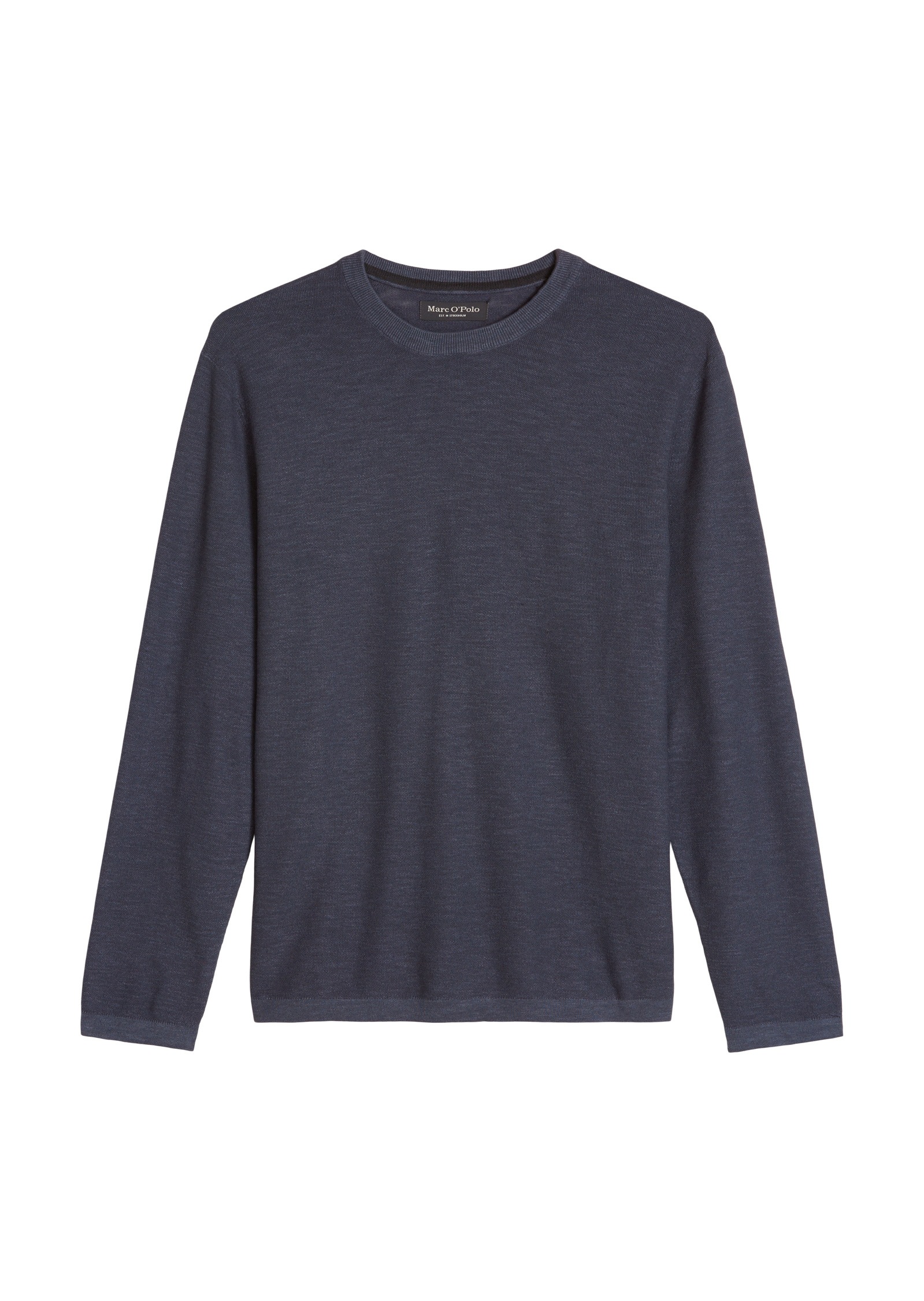 Marc O'Polo Rundhalspullover »aus Bio-Baumwolle und Leinen«