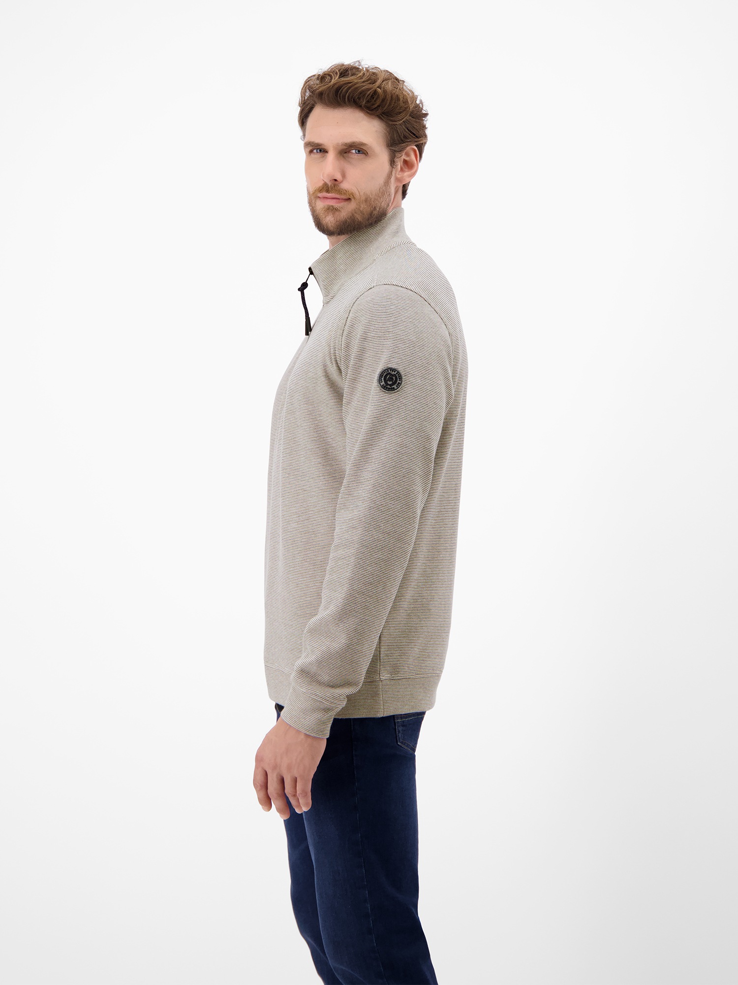 Thumbnail - LERROS Sweatshirt "Unifarbener Sweattroyer für Herren"