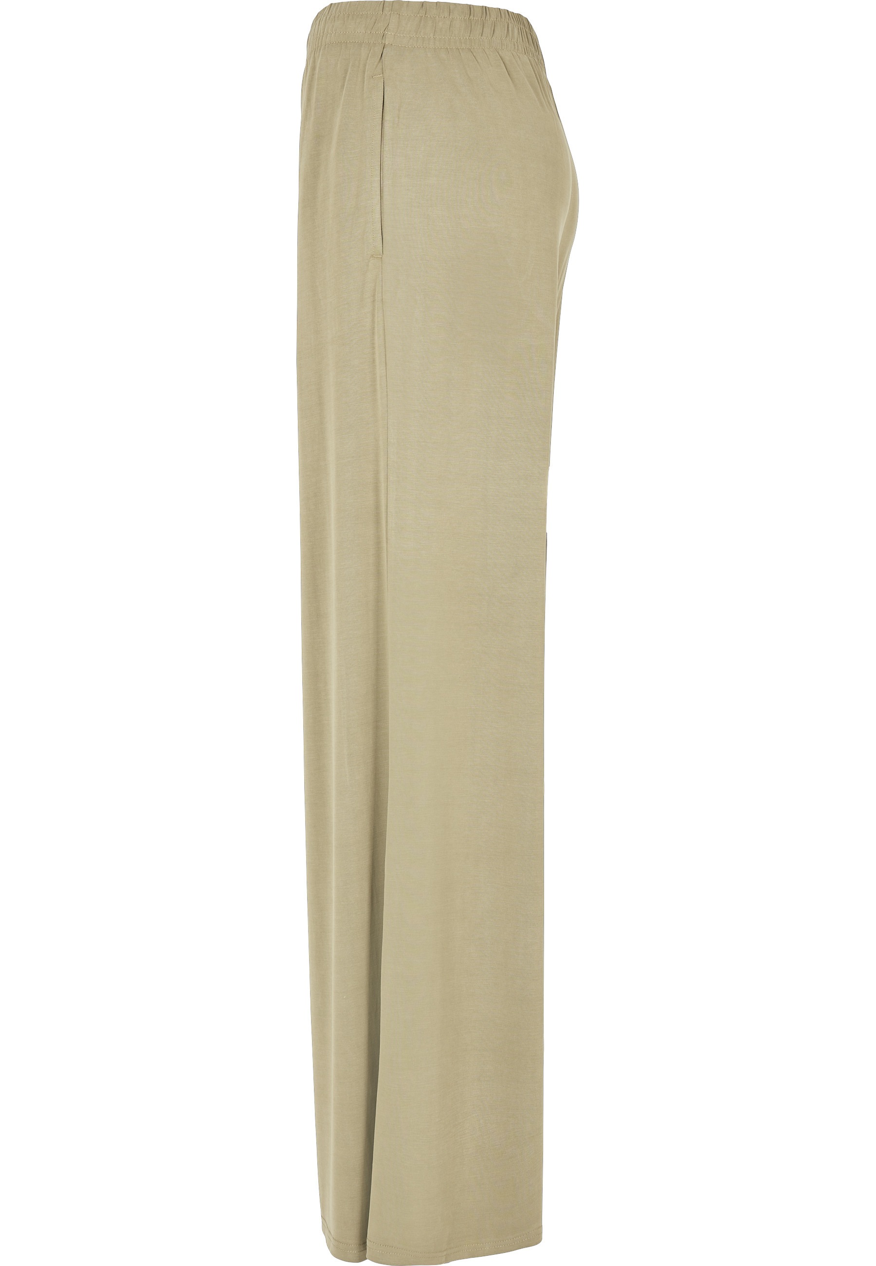 URBAN CLASSICS Stoffhose »Urban Classics Damen Ladies Modal Wide Leg Pants«