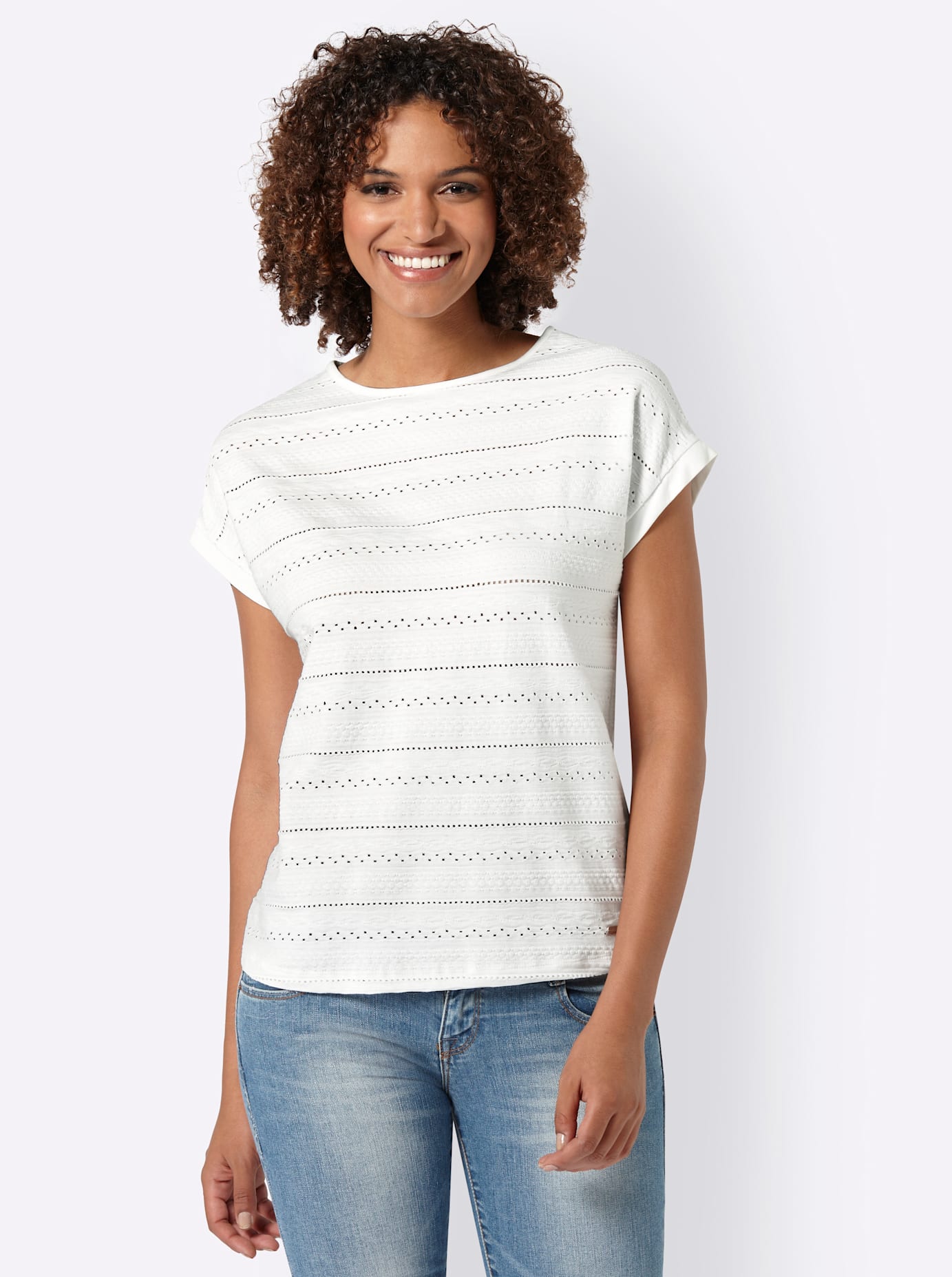 Casual Looks Kurzarmshirt "Shirt" 1 Stk. tlg. günstig online kaufen
