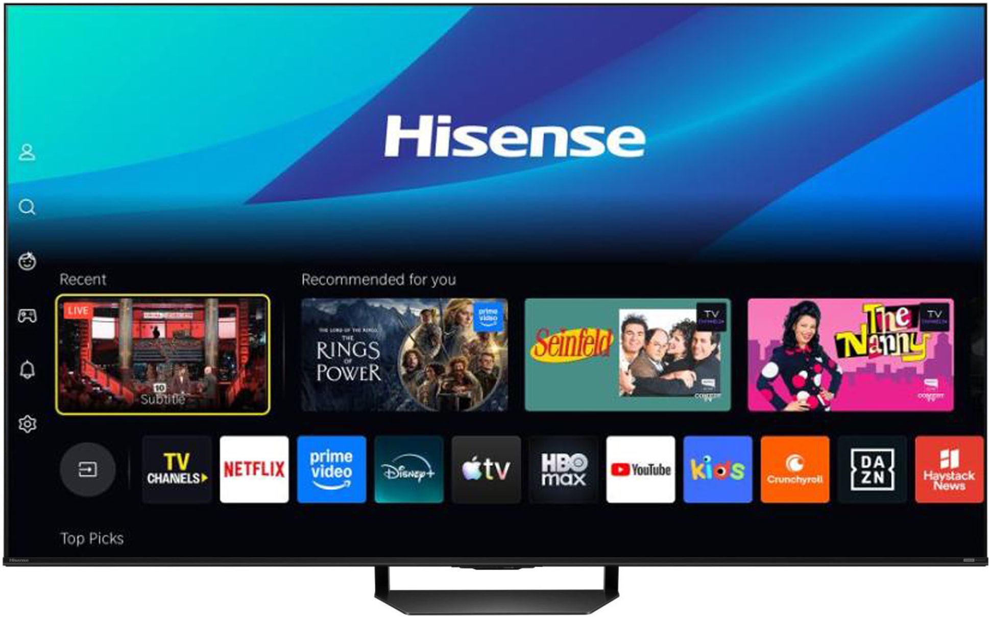 Hisense Mini-LED-Fernseher »55U7DS PRO« 139 cm/55 ″ Smart-TV